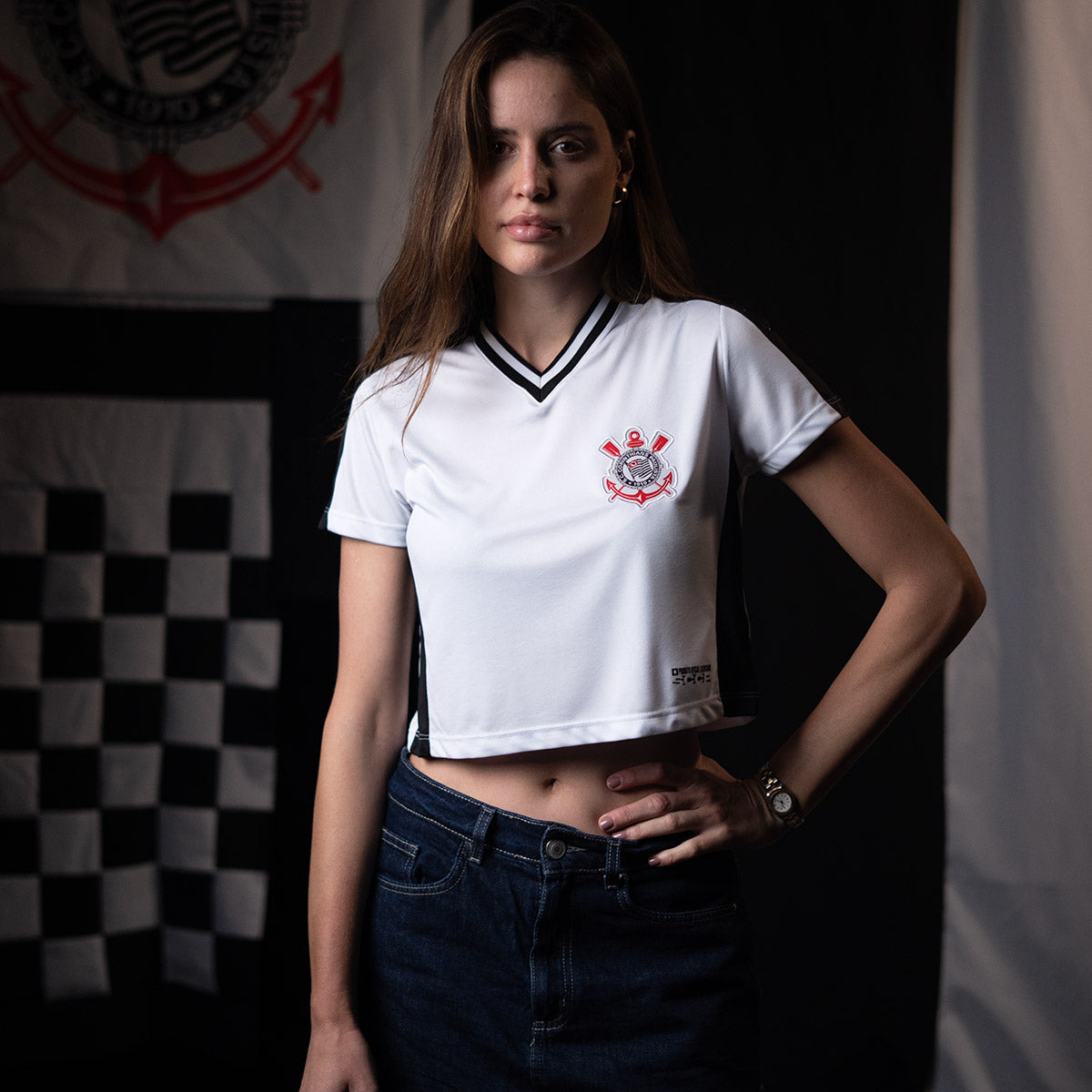 Corinthians Retro White Dry Woman's T-Shirt