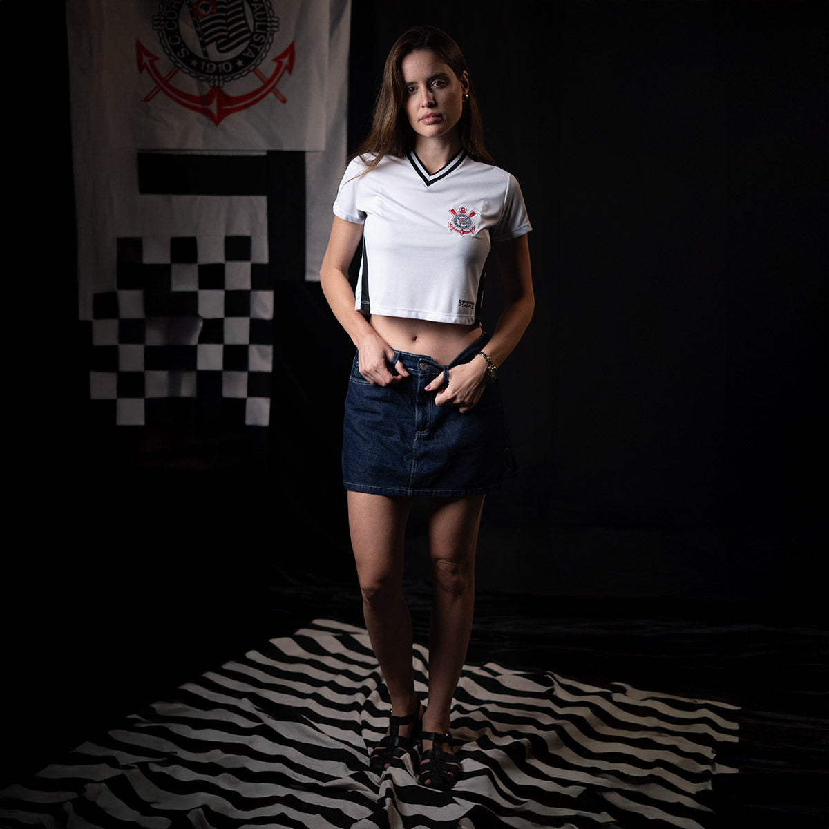 Corinthians Retro White Dry Woman's T-Shirt