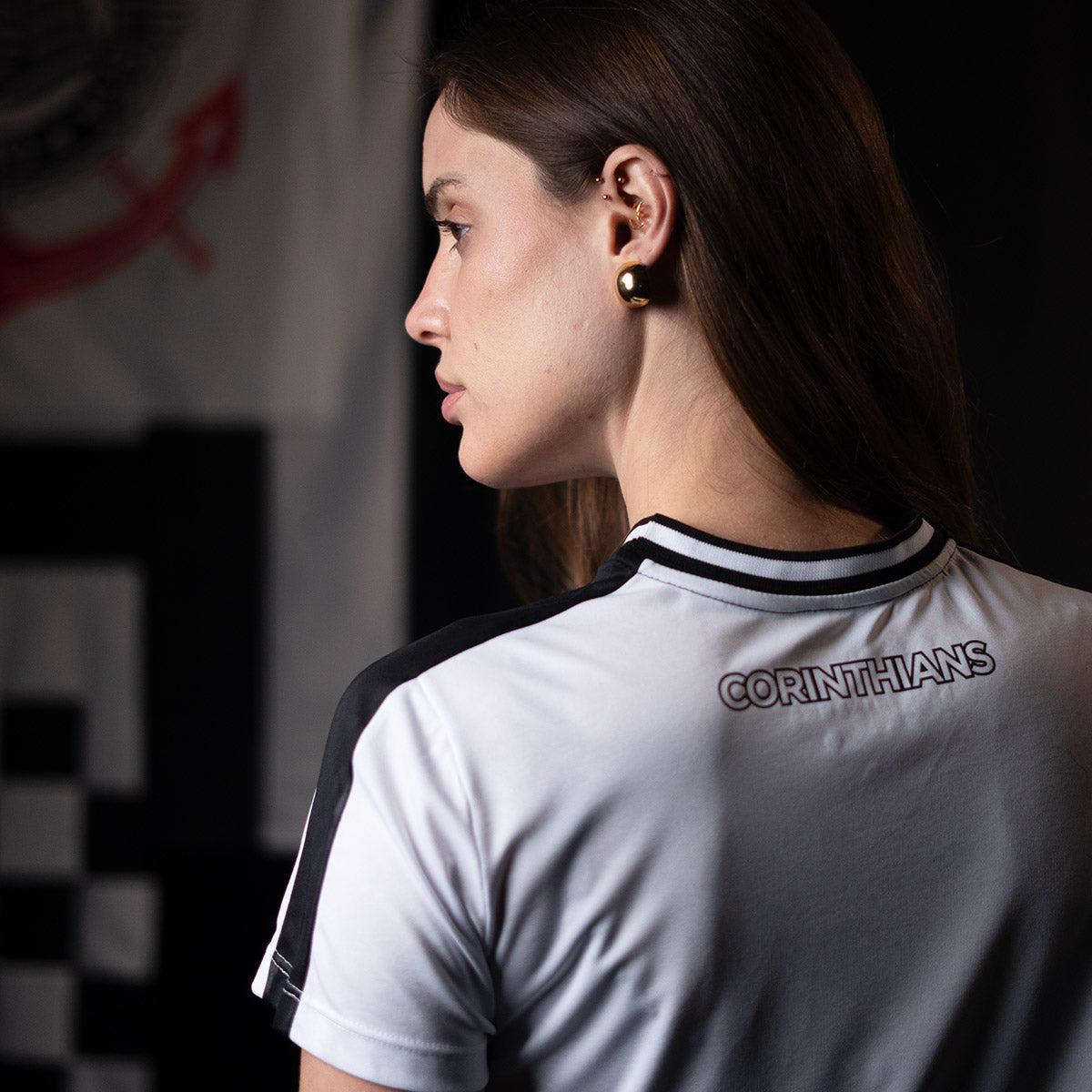 Corinthians Retro White Dry Woman's T-Shirt