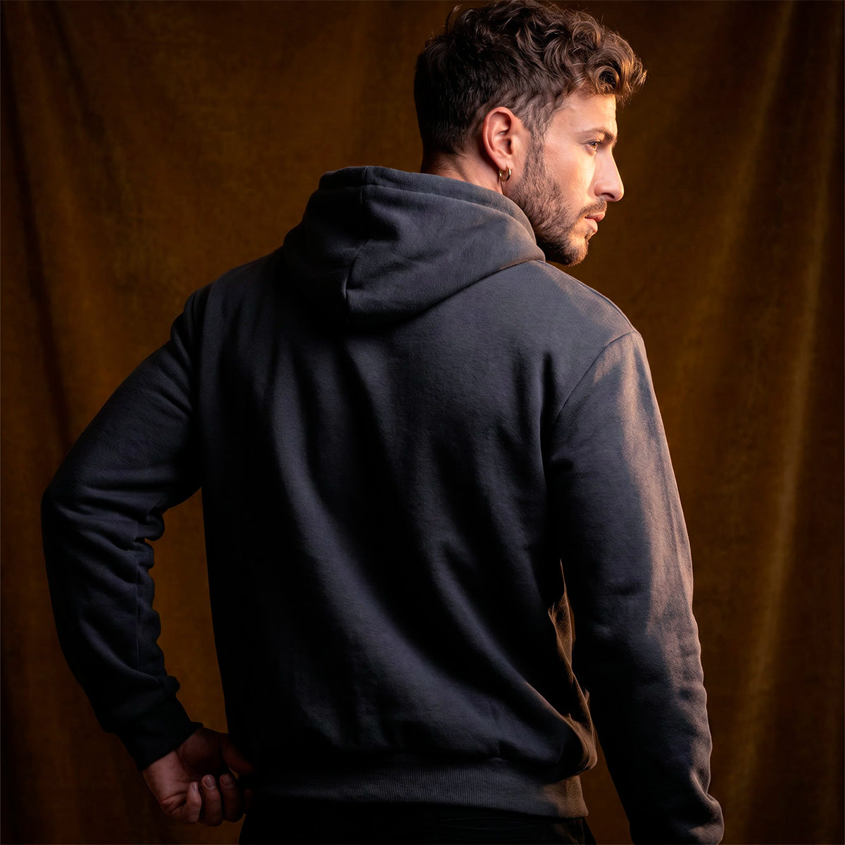 Real Madrid Retro Dark Blue Men's Sweatshirt