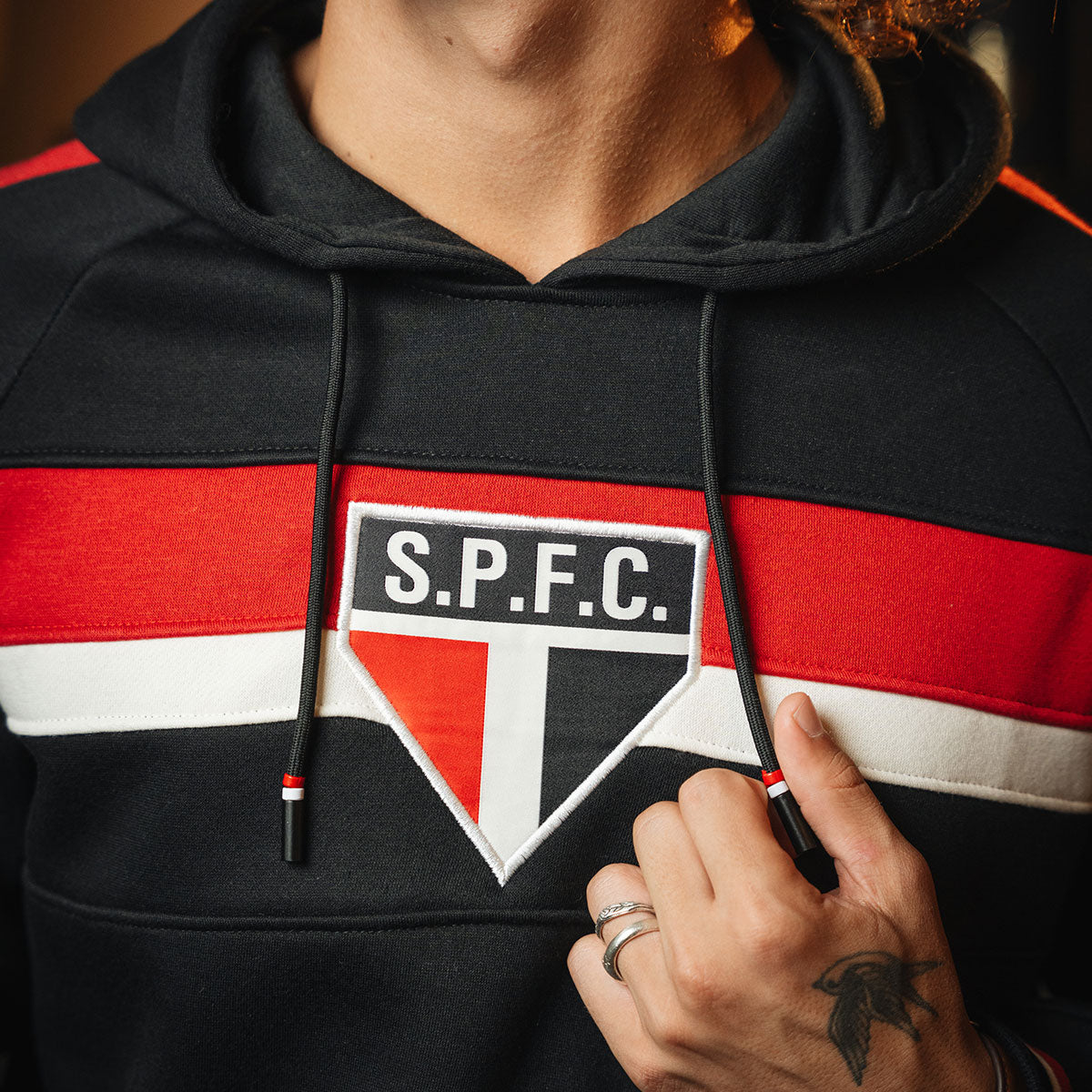 São Paulo Retro Black Men's Sweatshirt