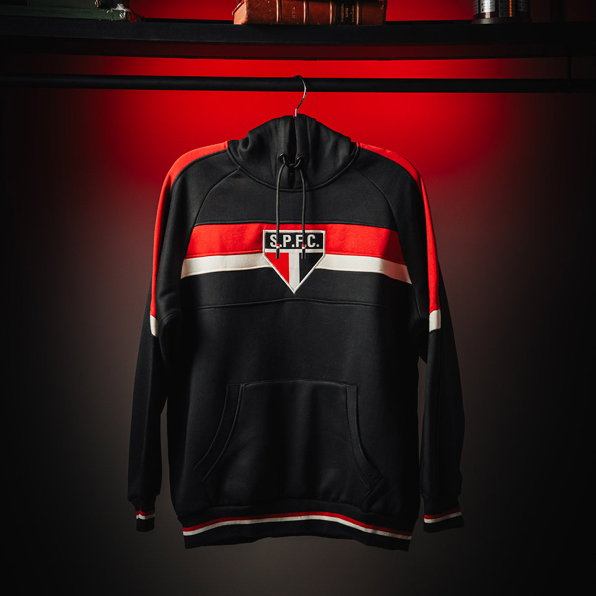 São Paulo Retro Black Men's Sweatshirt