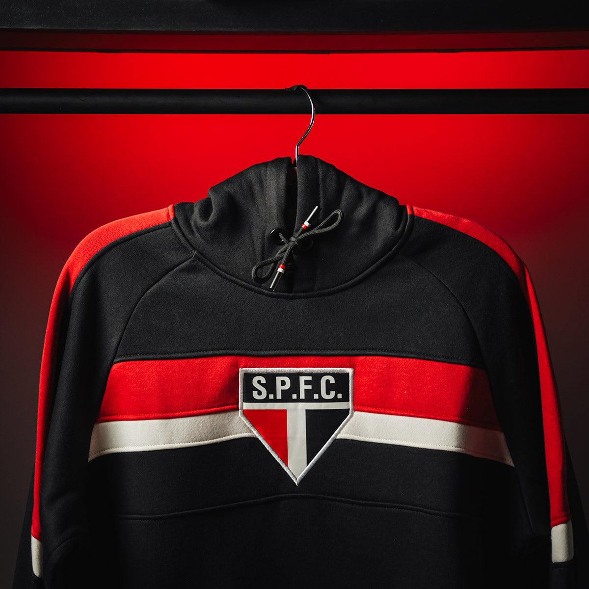 São Paulo Retro Black Men's Sweatshirt