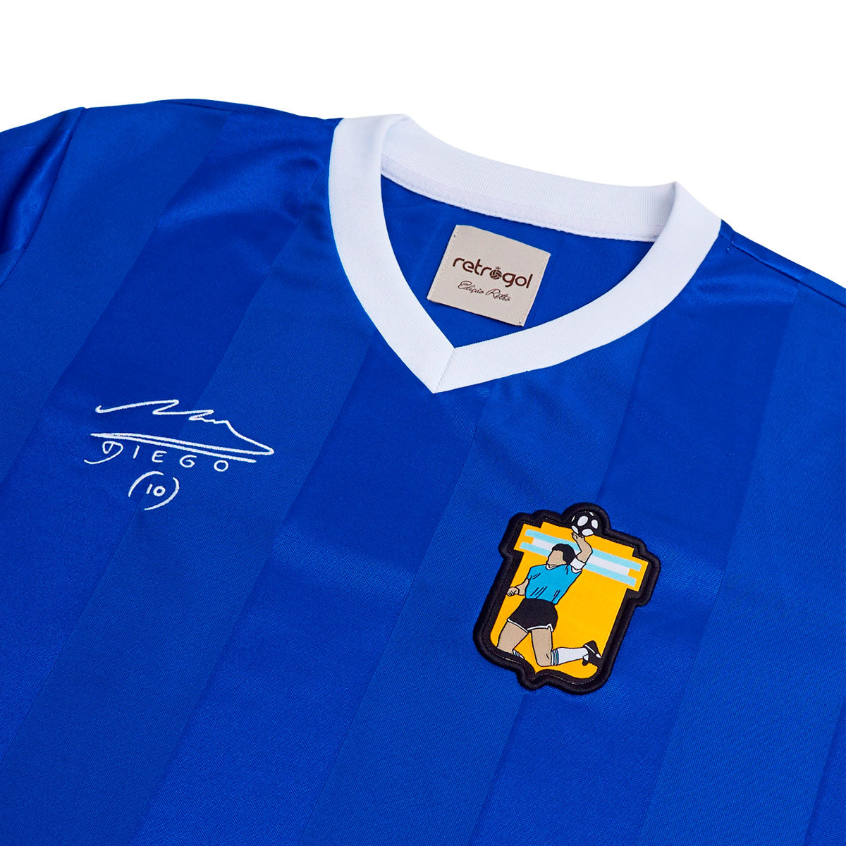 Argentina Retro 1986 Away Maradona Men's T-Shirt