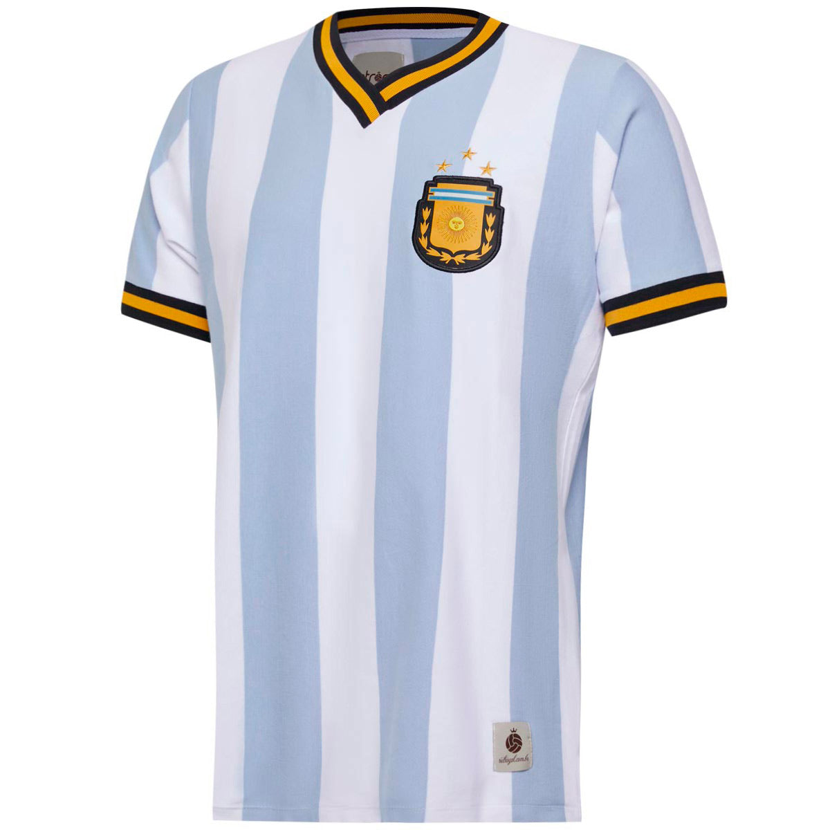 Argentina Retro 3 World Champion Men's T-Shirt