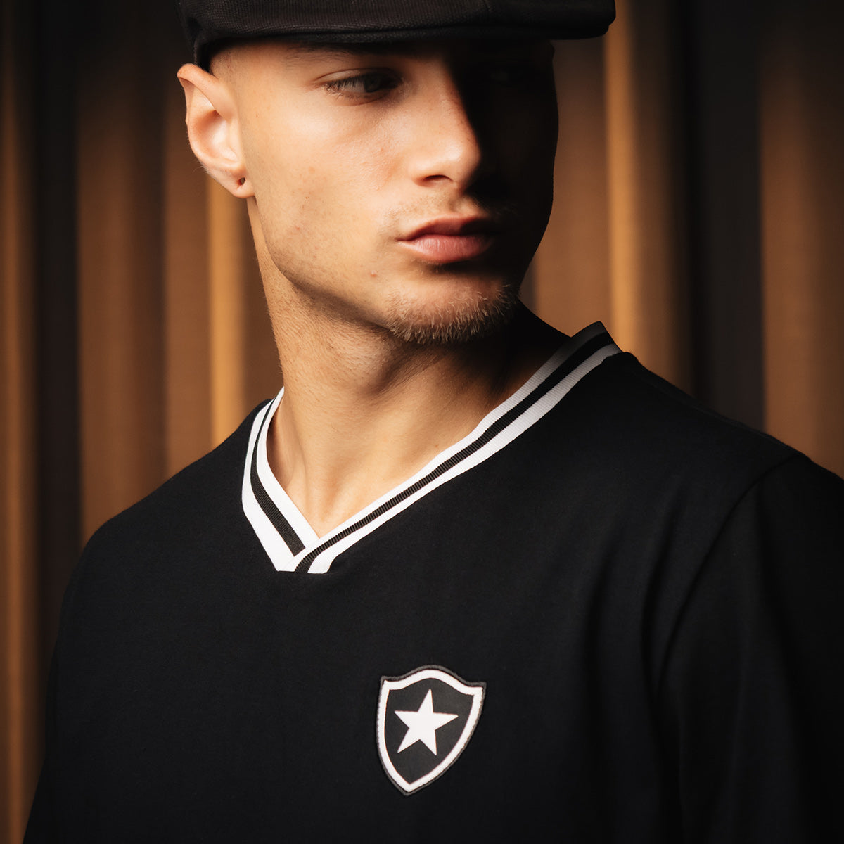 Botafogo Retro Vintage Urban Black Men's T-Shirt
