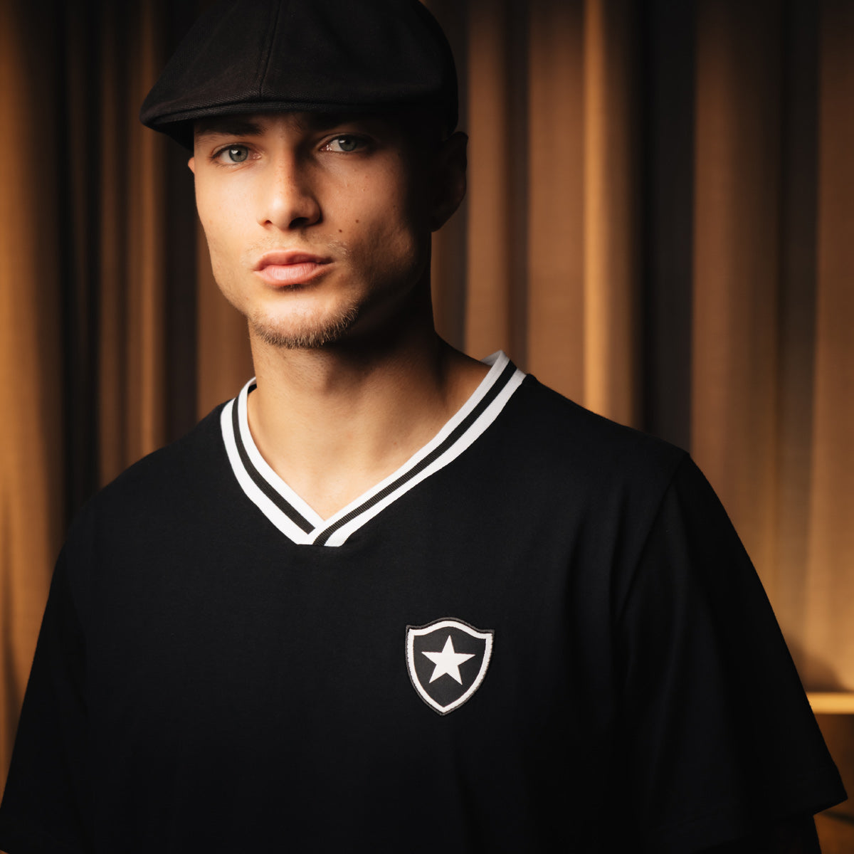 Botafogo Retro Vintage Urban Black Men's T-Shirt