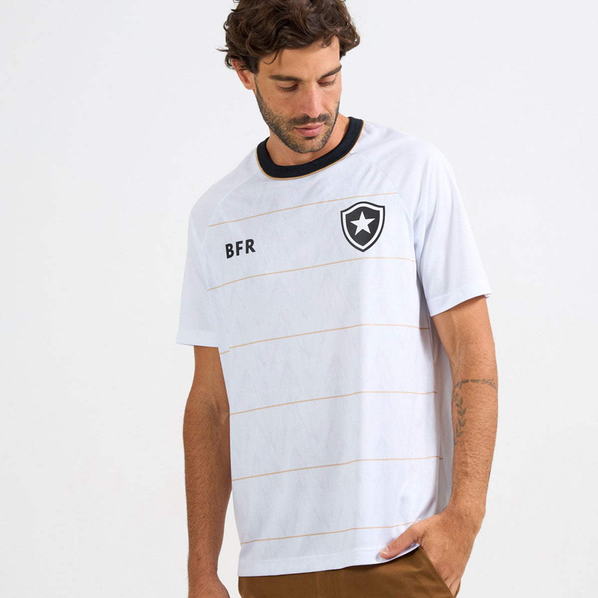Botafogo Retro Tradition White Men's T-Shirt