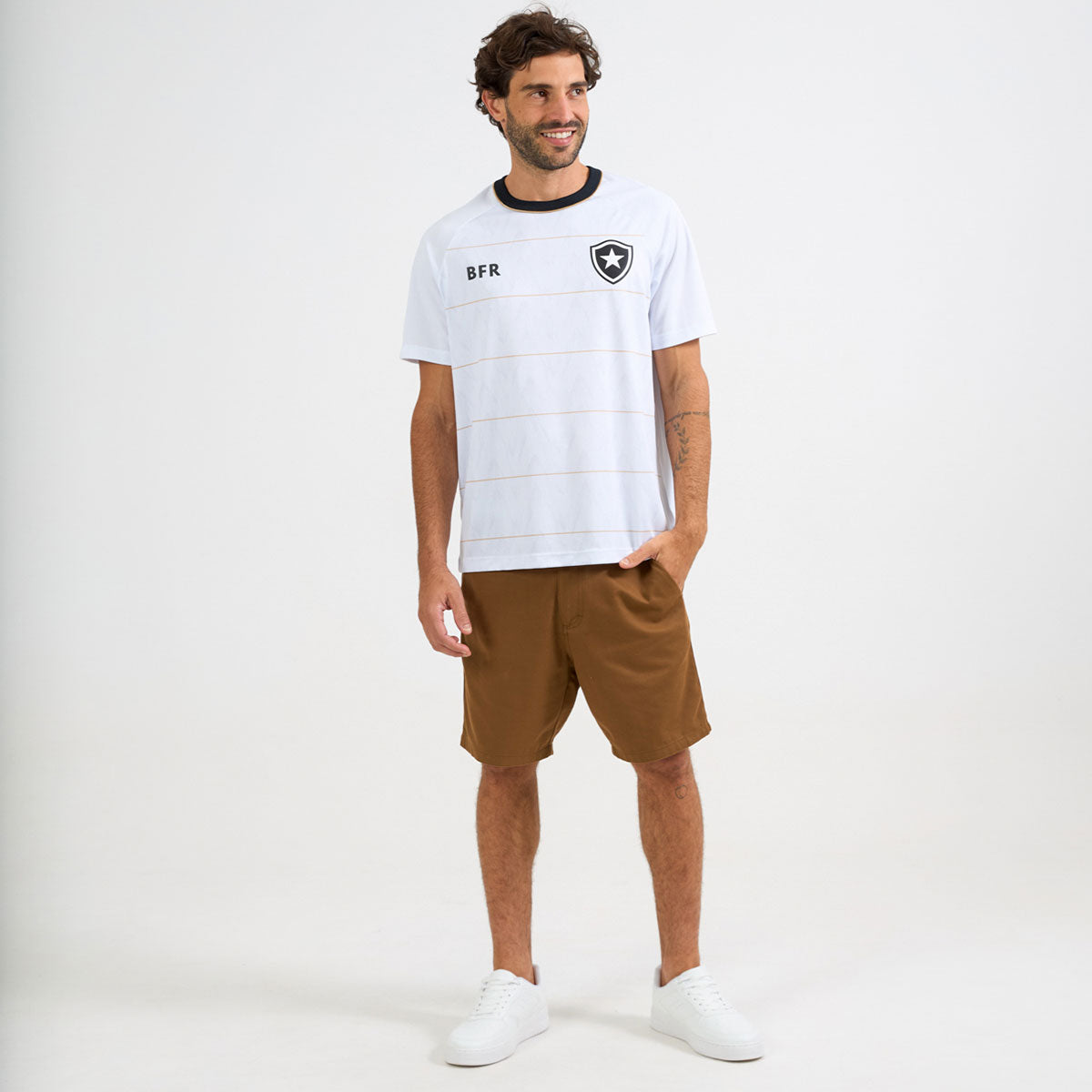 Botafogo Retro Tradition White Men's T-Shirt