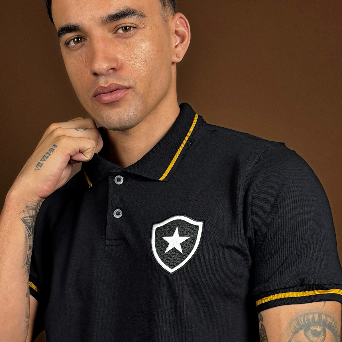 Botafogo Retro Gold Men's Polo T-Shirt