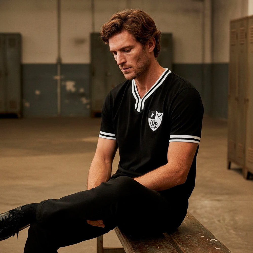 Botafogo Retro Alvinegra Black Men's T-Shirt