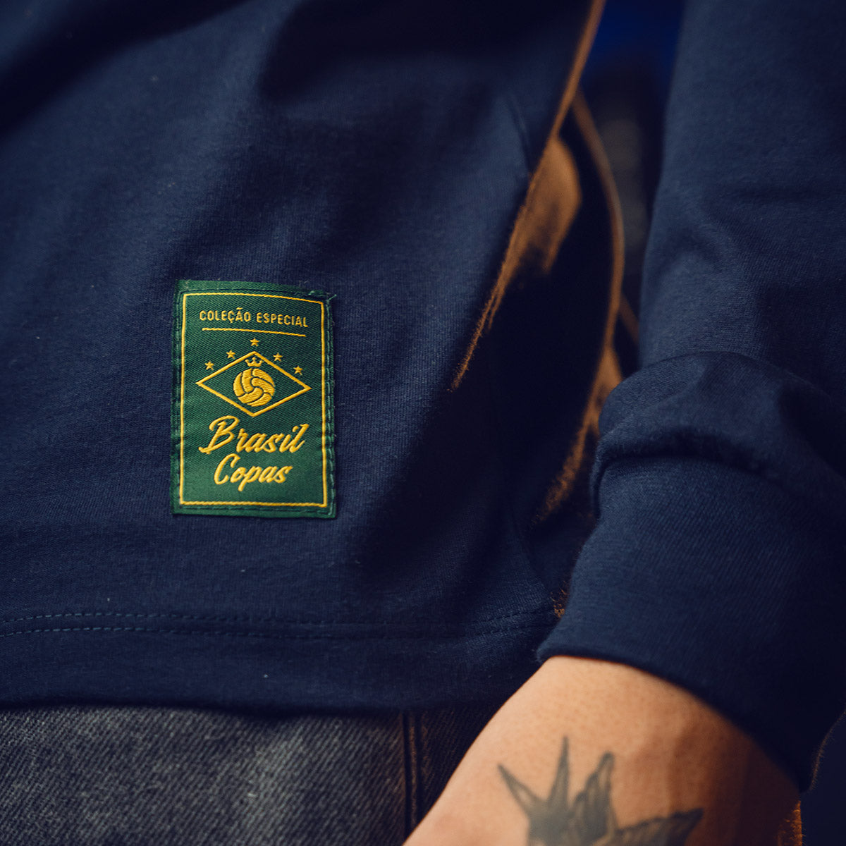 Brazil Retro 1970 Men's Long Sleeved T-Shirt