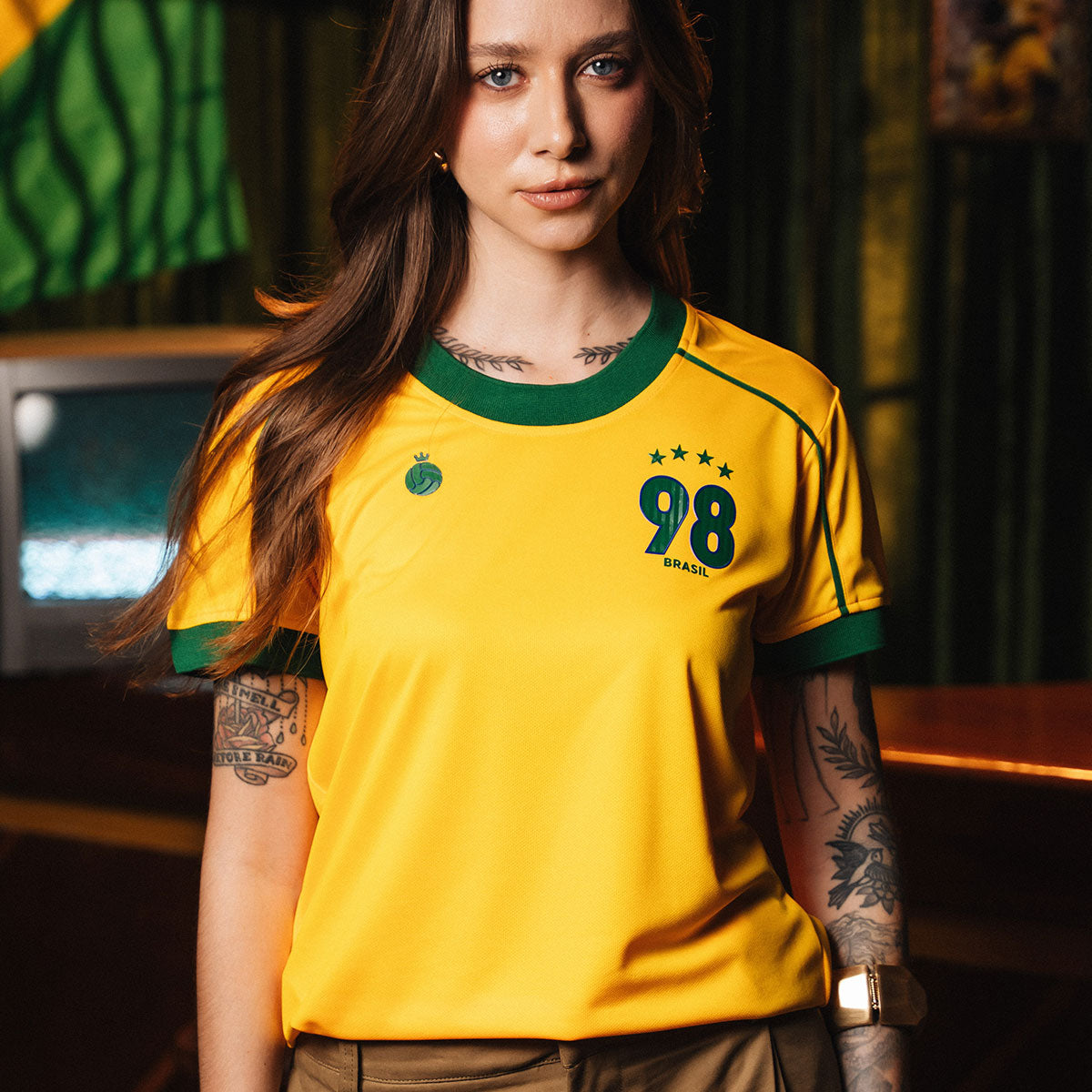 Brazil Retro 1998 Woman's T-Shirt