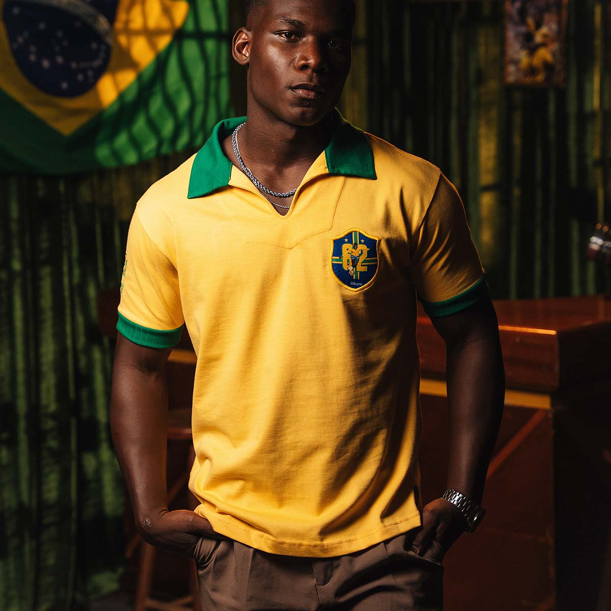 Brazil Retro 1962 Pelé Men's T-Shirt