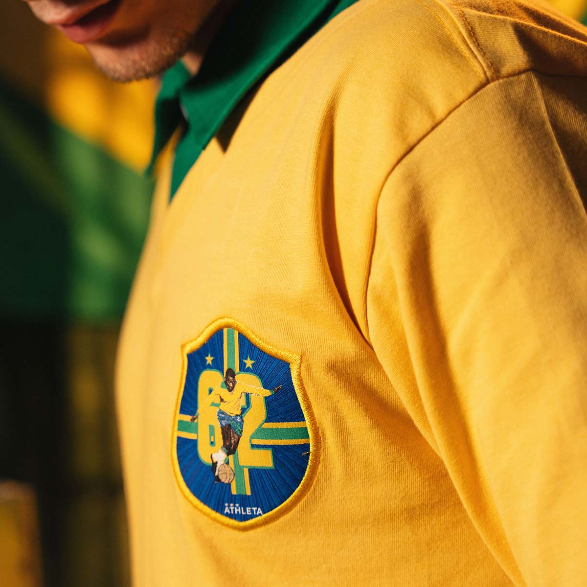 Brazil Retro 1962 Pelé Men's Long Sleeved T-Shirt