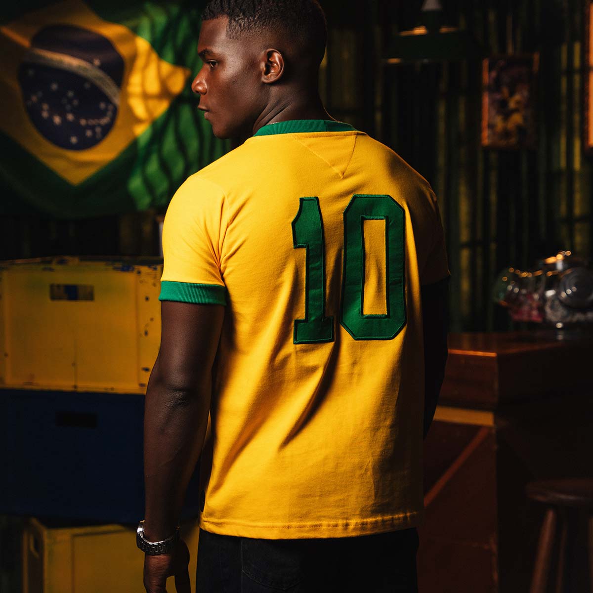 Brazil Retro 1970 Pelé Men's T-Shirt