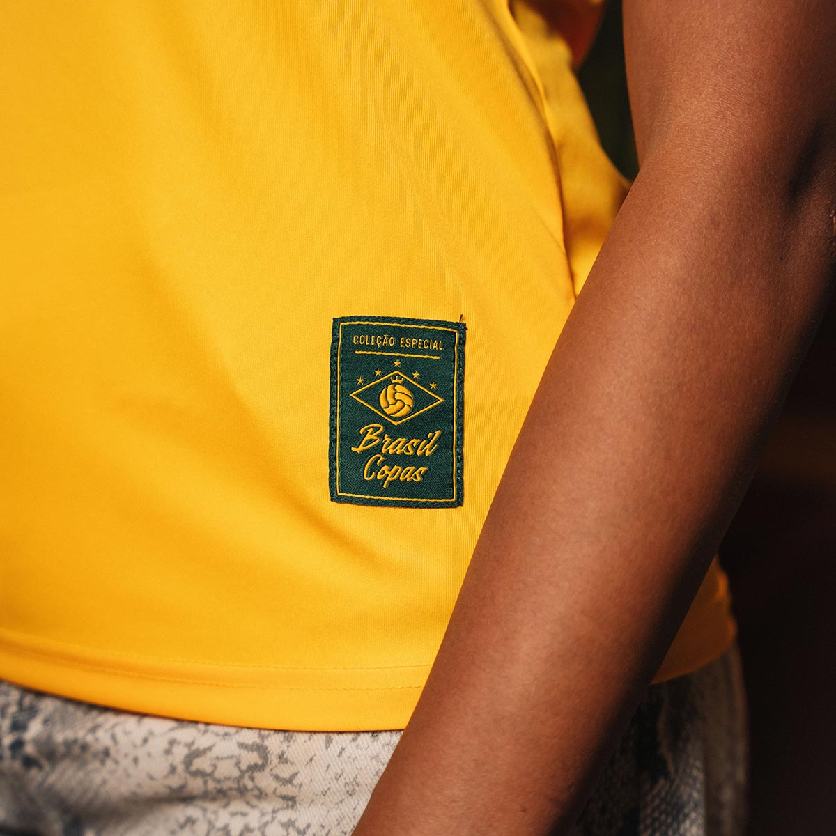 Brazil Retro Urban Dry Yellow Woman's T-Shirt