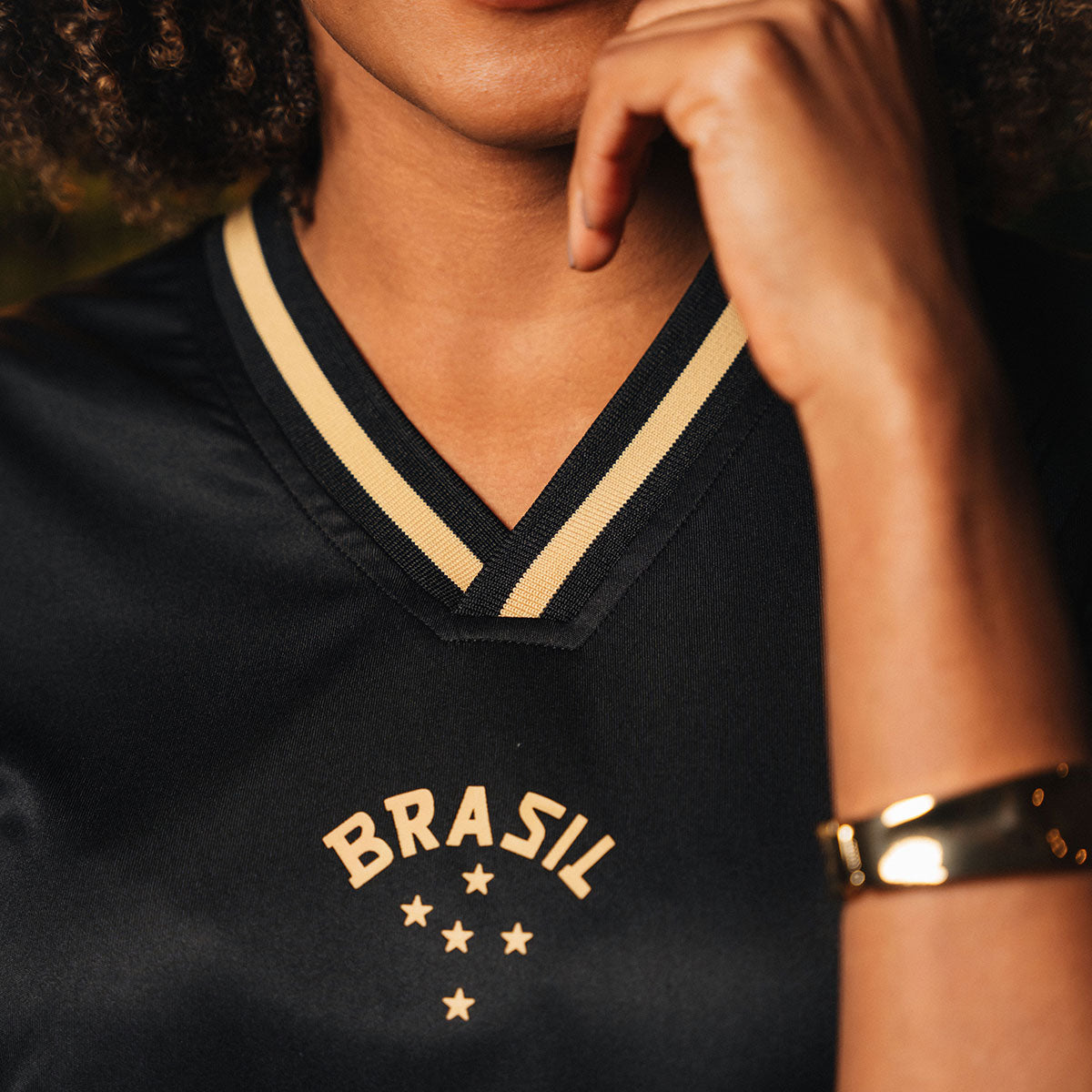 Brazil Retro Urban Dry Black Woman's T-Shirt