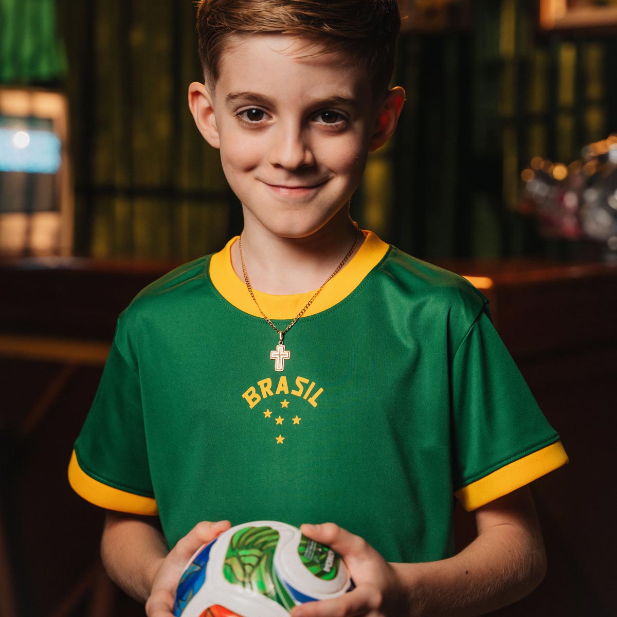 Brazil Retro Urban Dry Green Unisex Kid's T-Shirt