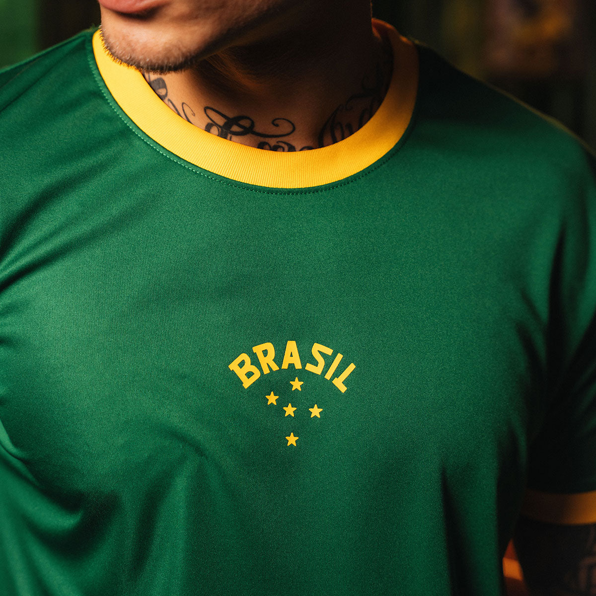Brazil Retro Urban Dry Green Men's T-Shirt