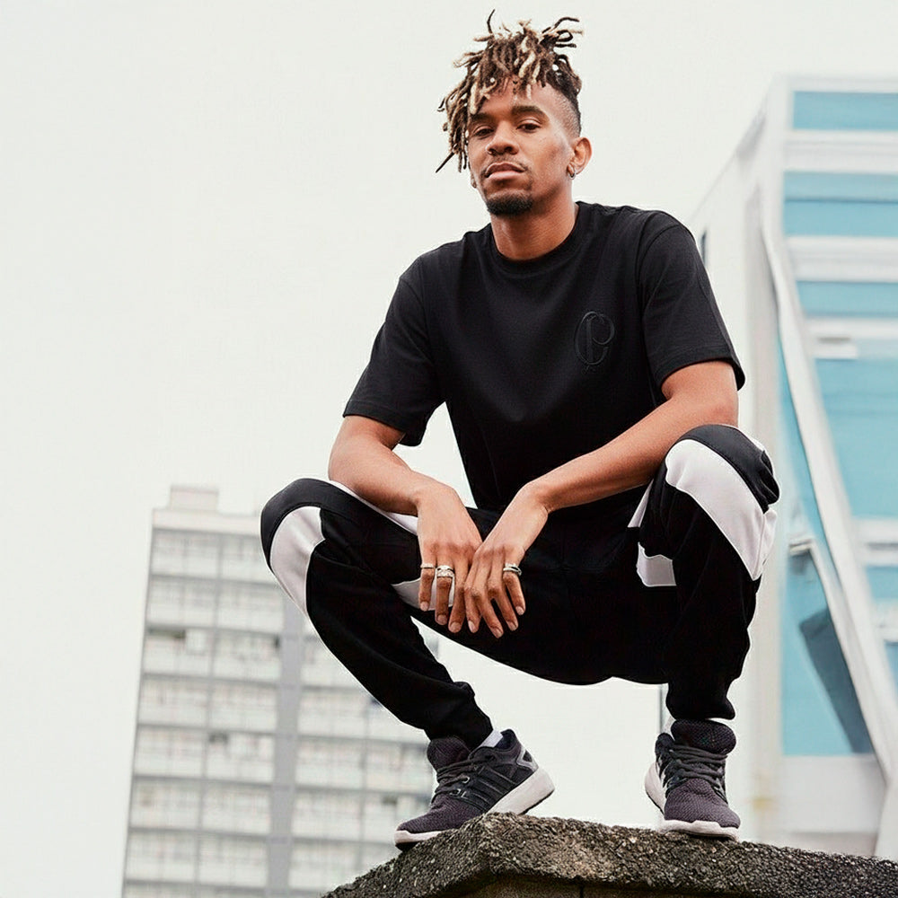 Corinthians Retro CP Black Men's T-Shirt