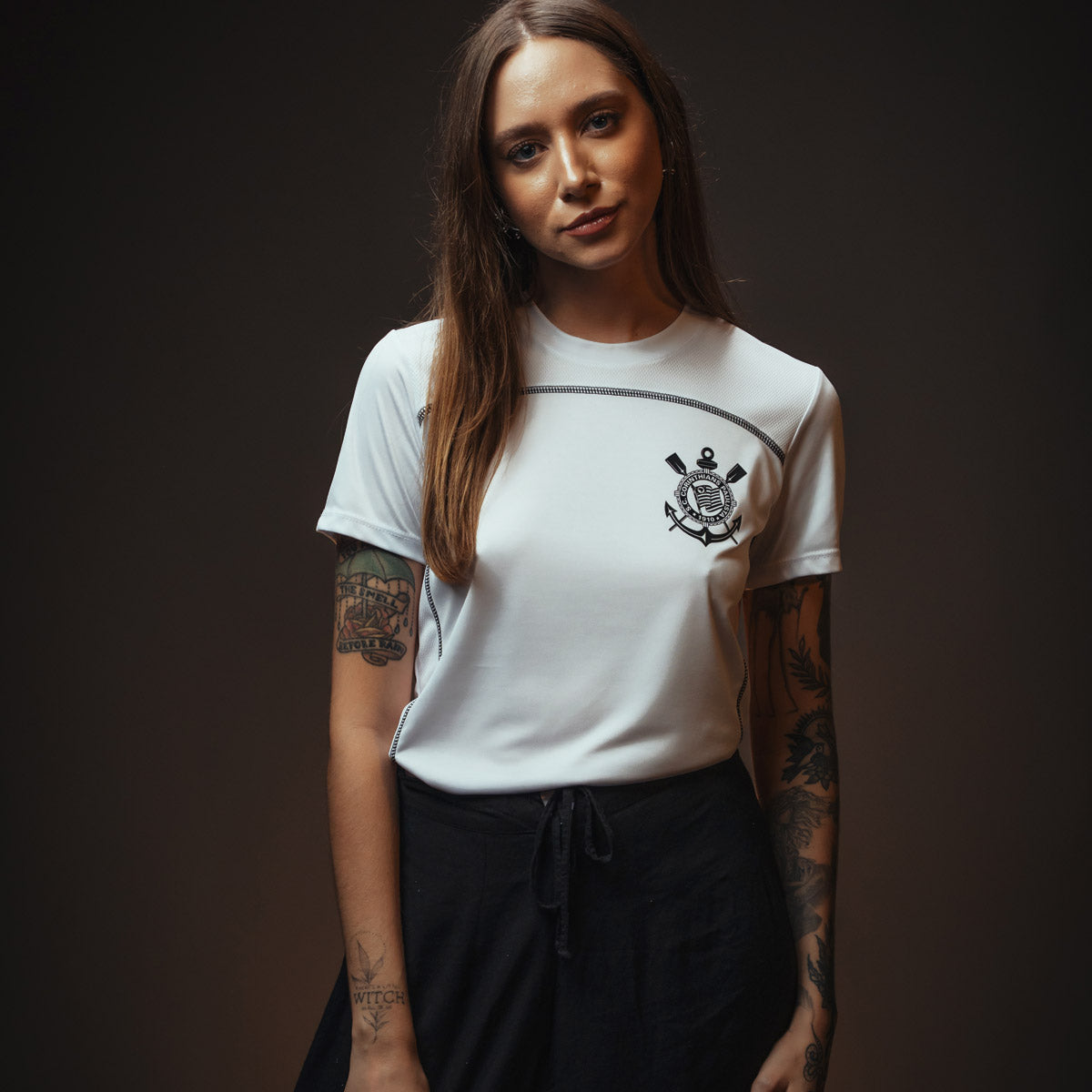 Corinthians Retro Dry White Woman's T-Shirt