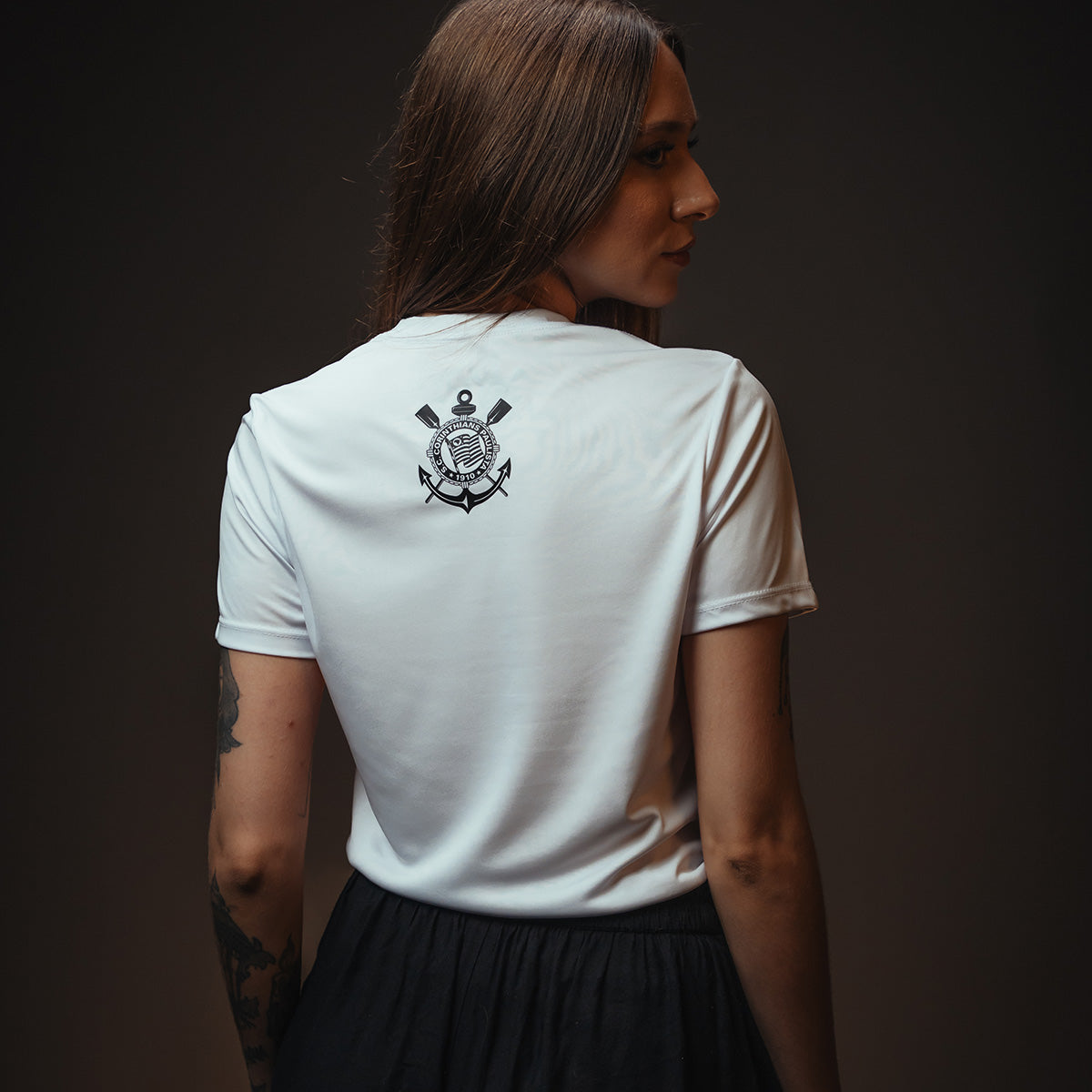 Corinthians Retro Dry White Woman's T-Shirt
