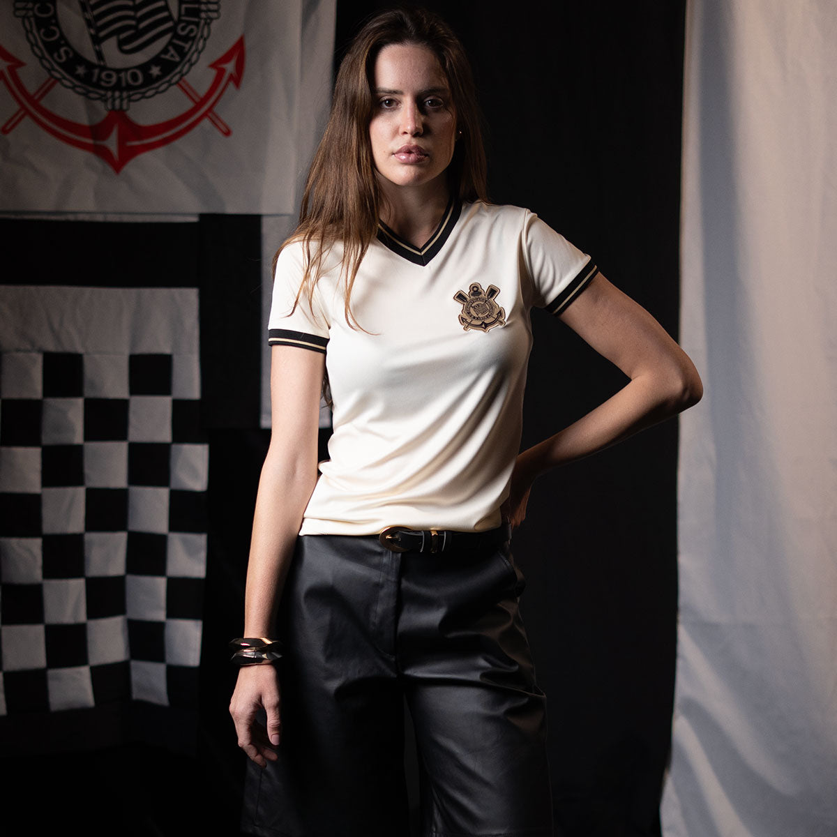 Corinthians Retro 1910 Off-White Woman's T-Shirt