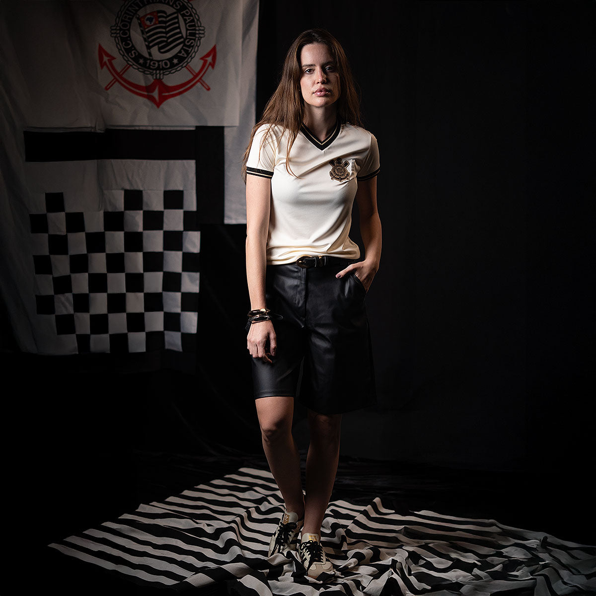 Corinthians Retro 1910 Off-White Woman's T-Shirt