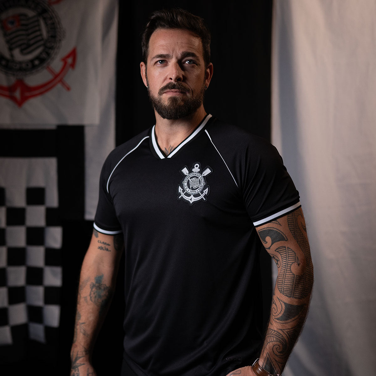Corinthians Retro Black Series Men's T-Shirt