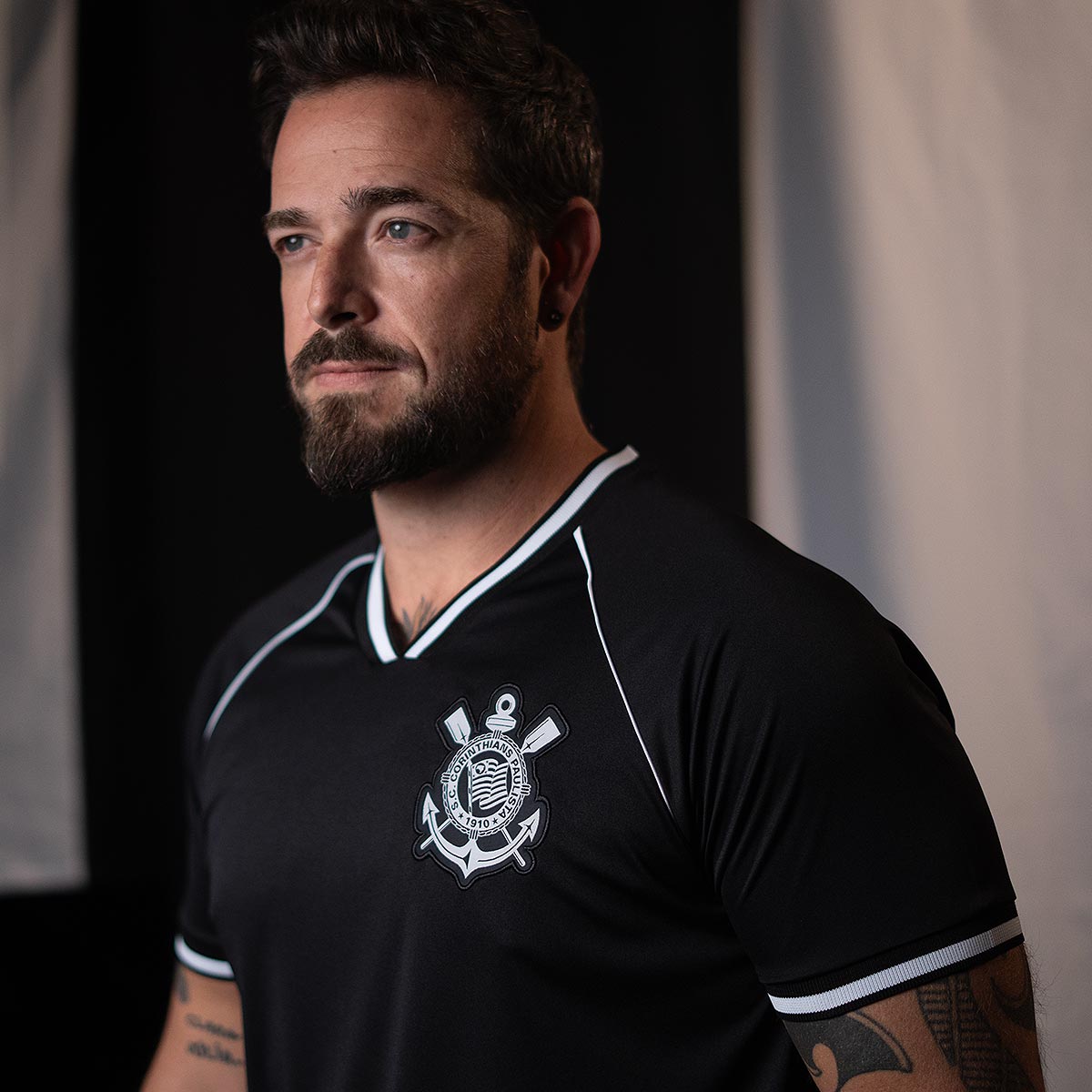 Corinthians Retro Black Series Men's T-Shirt