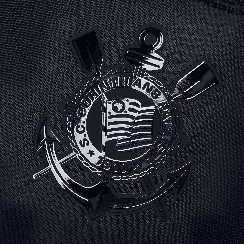 Corinthians Retro Patch Gel Black Men's T-Shirt