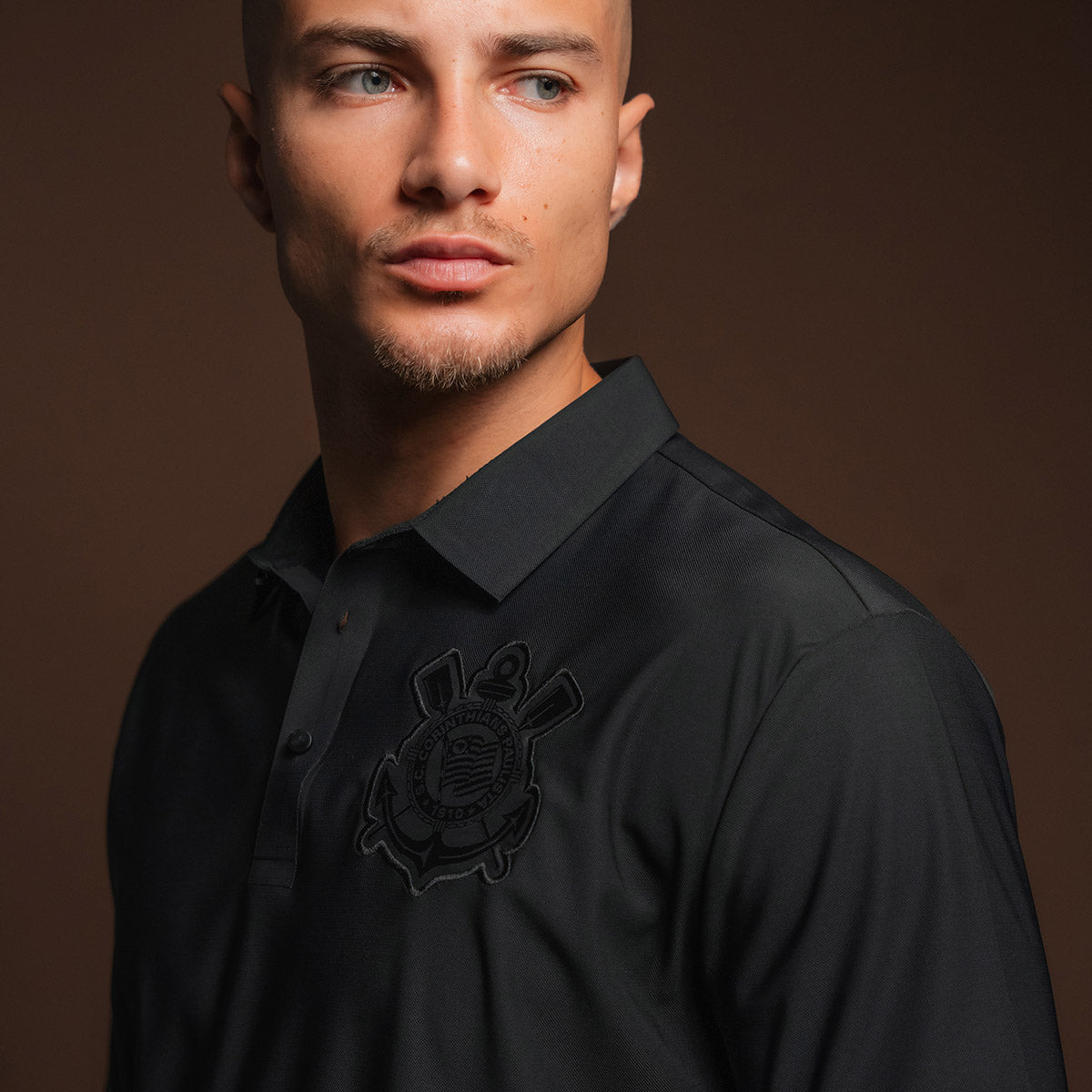 Corinthians Retro Black Men's Polo T-Shirt