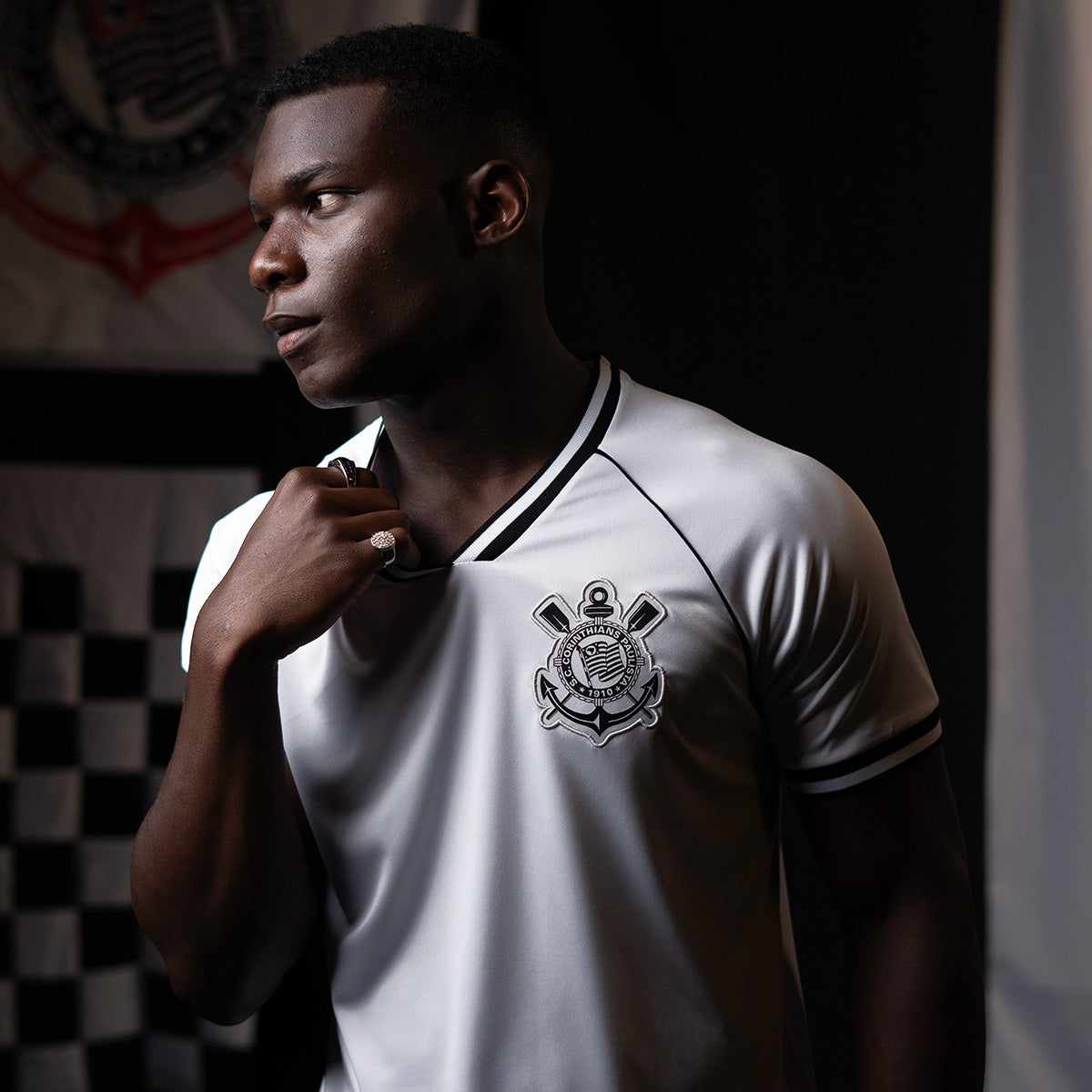 Corinthians Retro Raglan White Men's T-Shirt