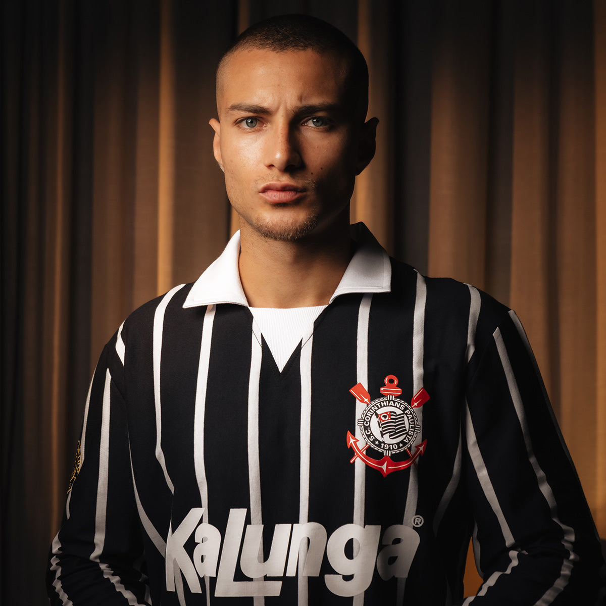 Corinthians Retro 1990 Kalunga Men's Long Sleeved T-Shirt