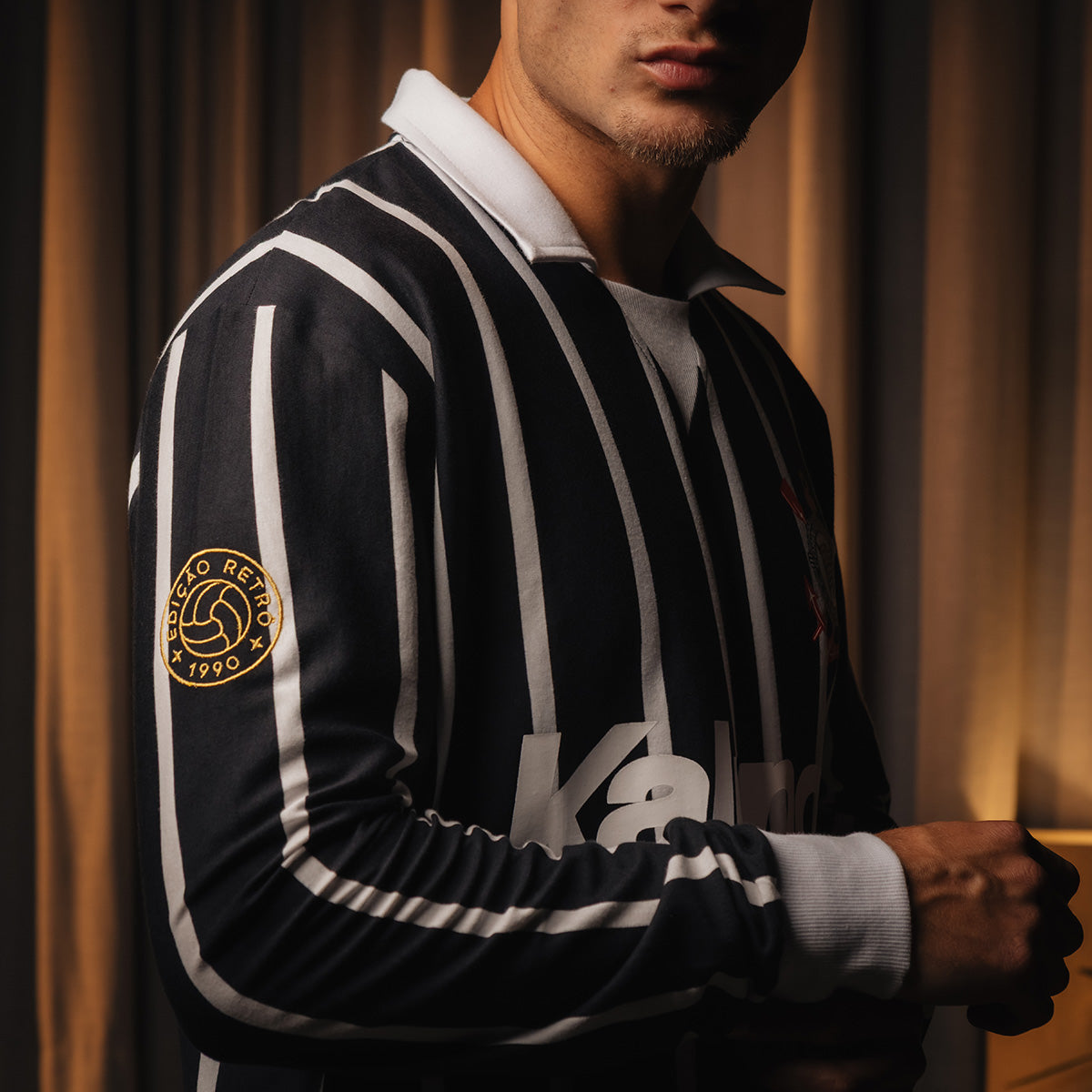 Corinthians Retro 1990 Kalunga Men's Long Sleeved T-Shirt