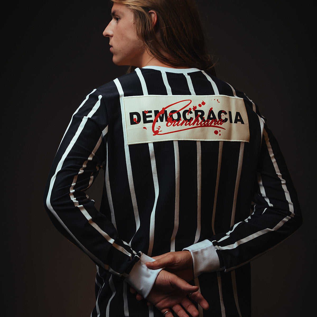 Corinthians Retro 1982 Democracy Men's Long Sleeved T-Shirt