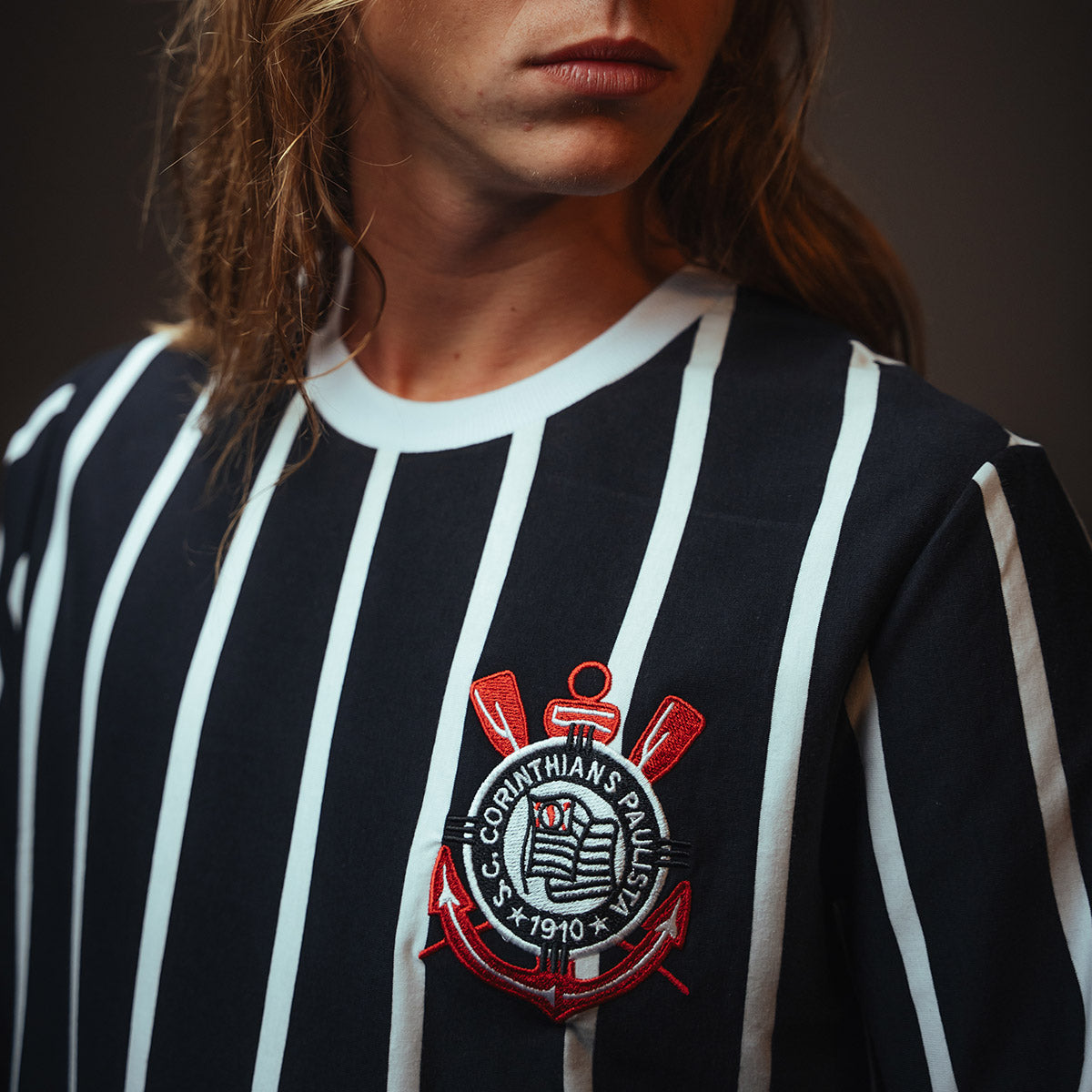 Corinthians Retro 1982 Democracy Men's Long Sleeved T-Shirt