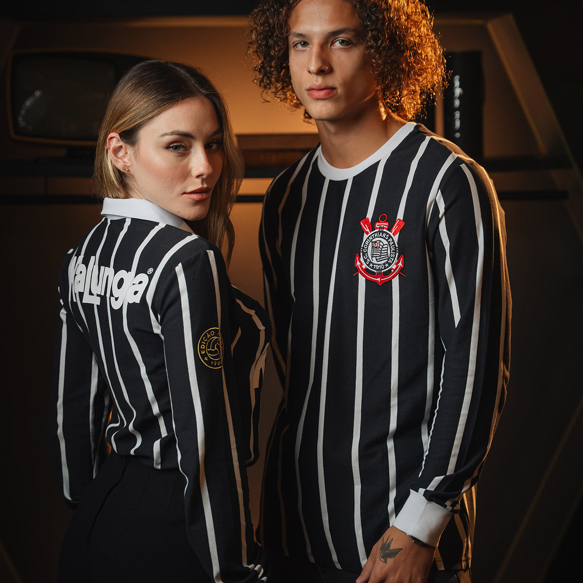 Corinthians Retro 1982 Democracy Men's Long Sleeved T-Shirt