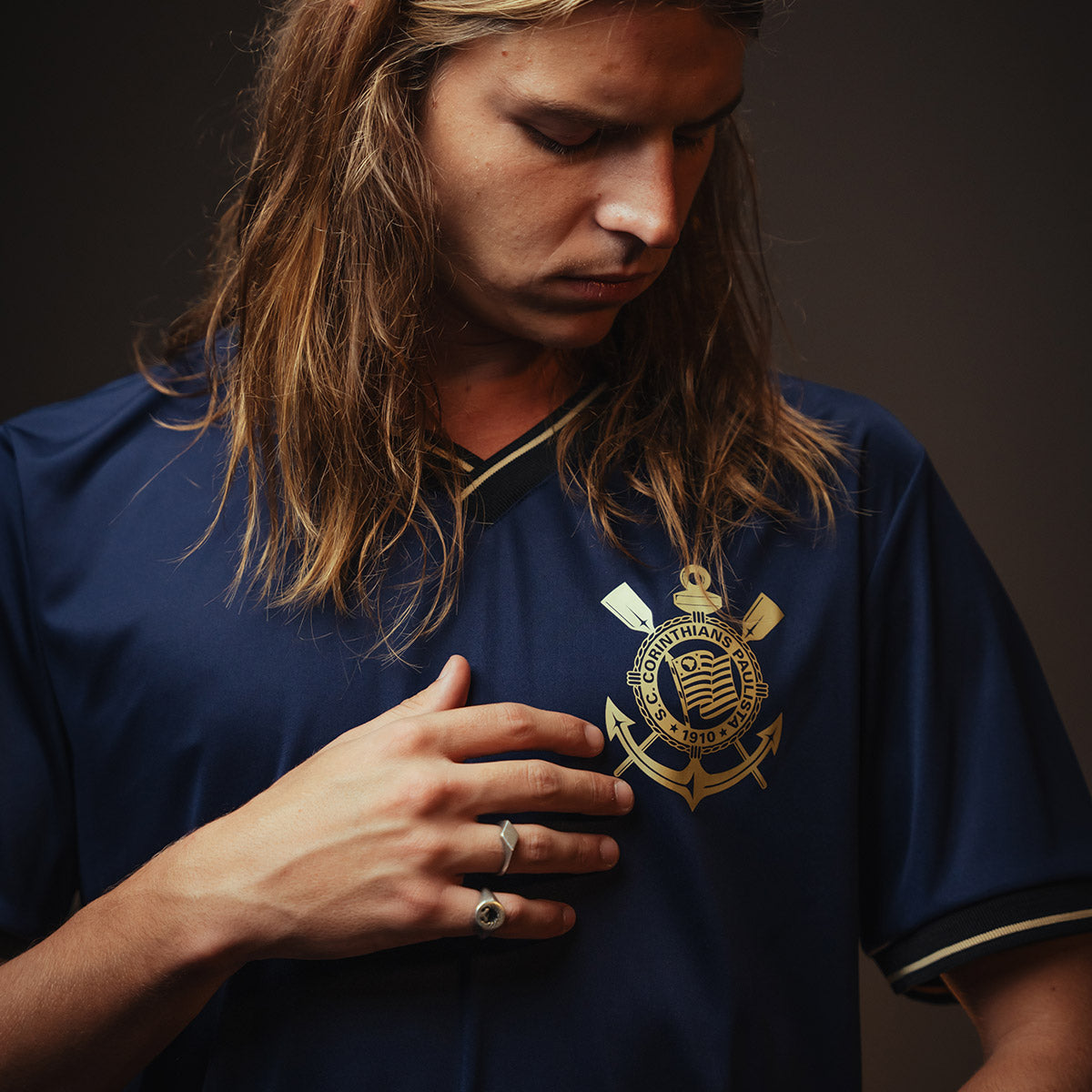 Corinthians Retro Purple and Gold Men's T-Shirt