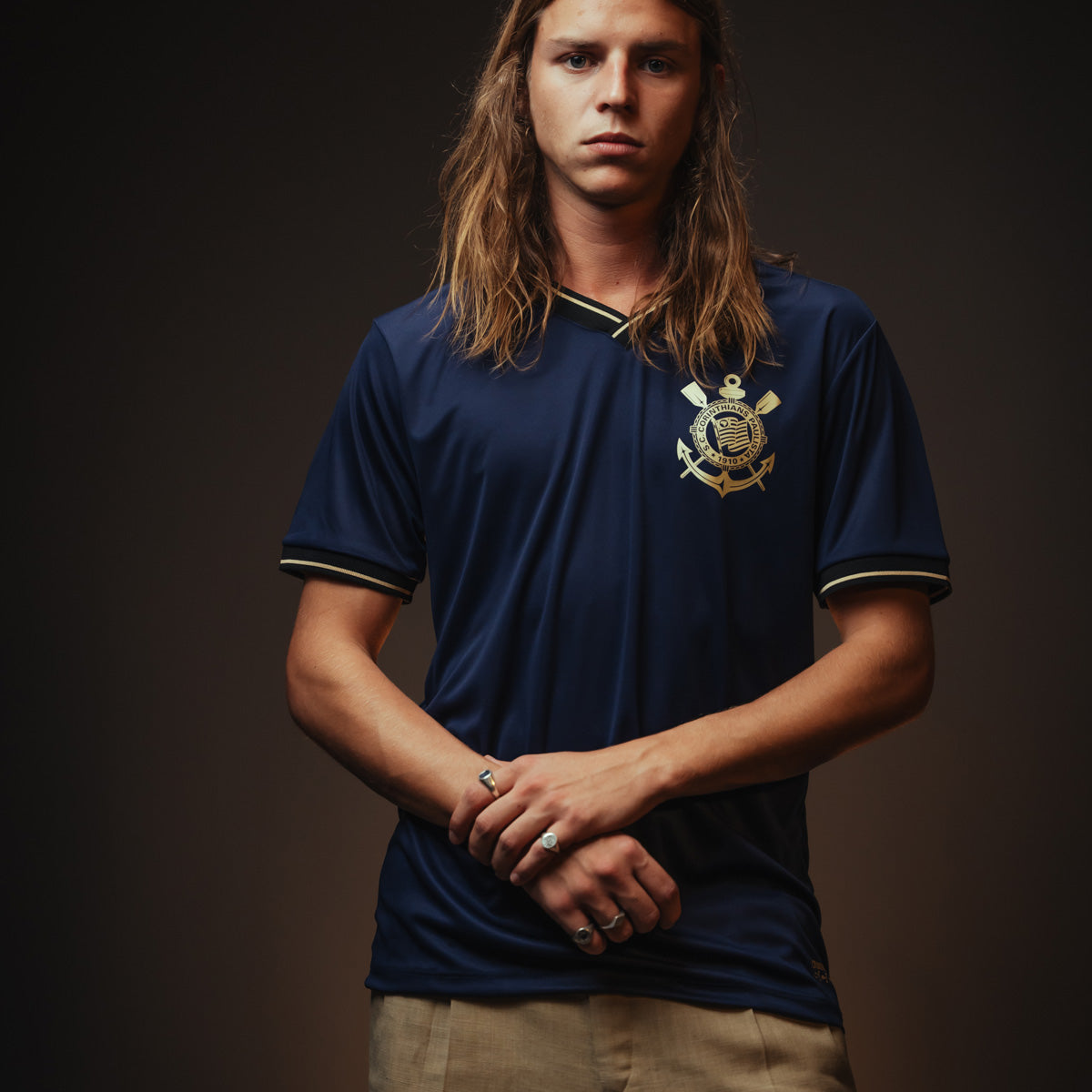 Corinthians Retro Purple and Gold Men's T-Shirt