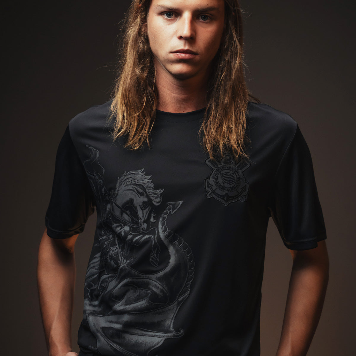 Corinthians Retro Saint George Black Men's T-Shirt