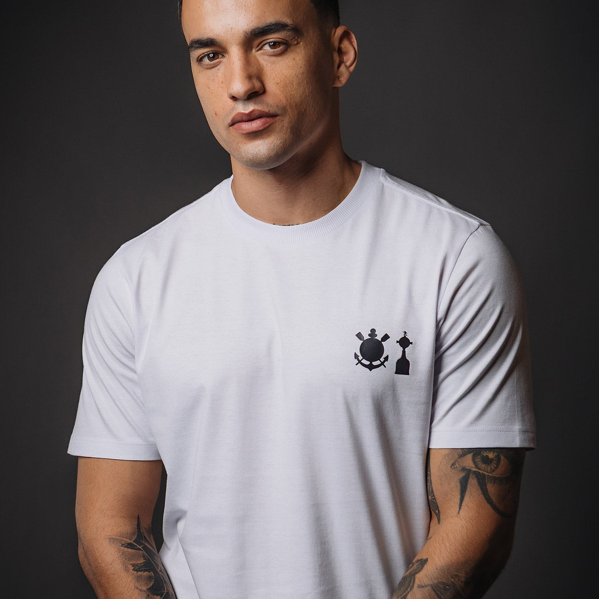 Corinthians Retro SCCP White Men's T-Shirt