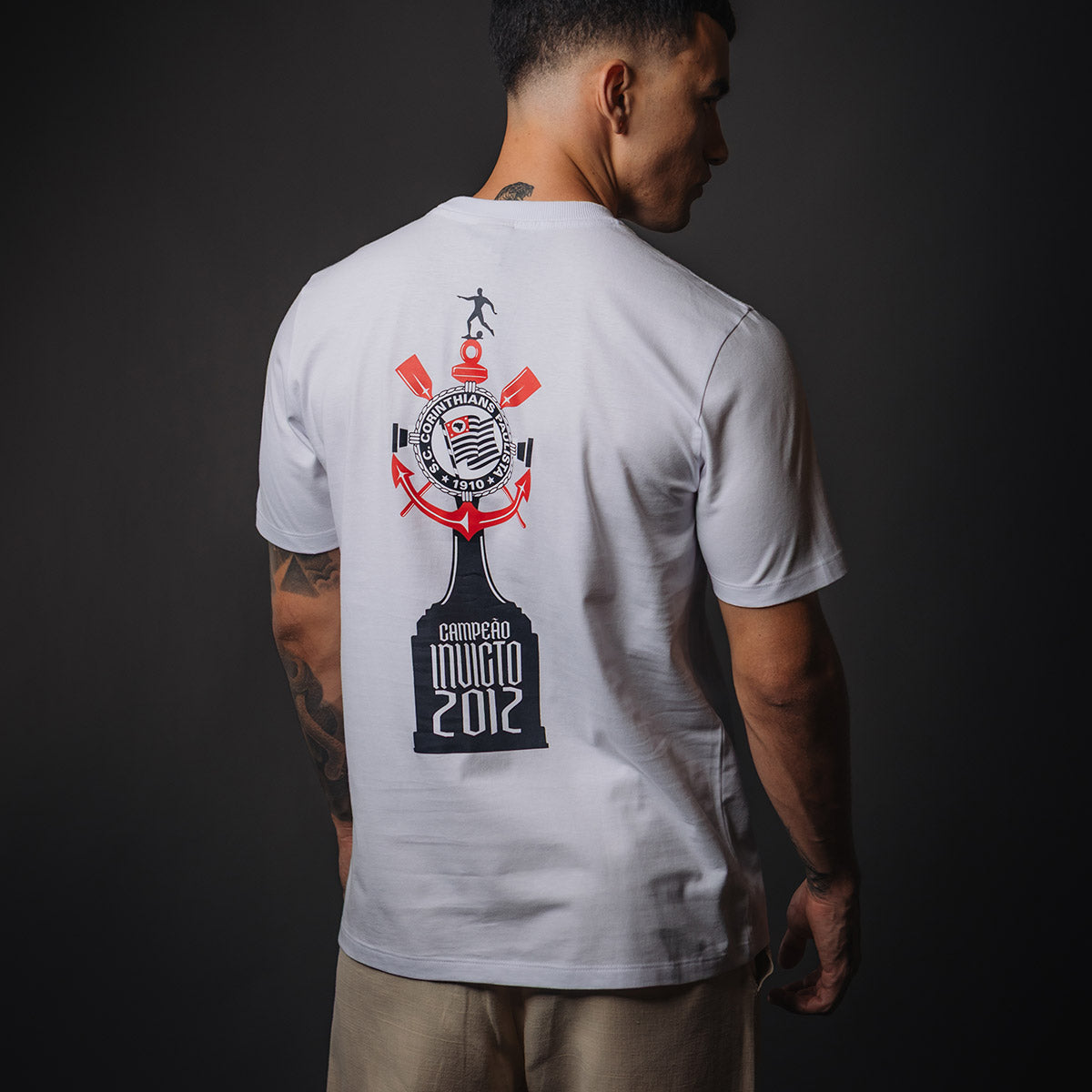 Corinthians Retro SCCP White Men's T-Shirt