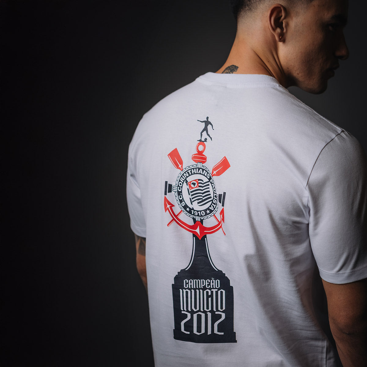 Corinthians Retro SCCP White Men's T-Shirt