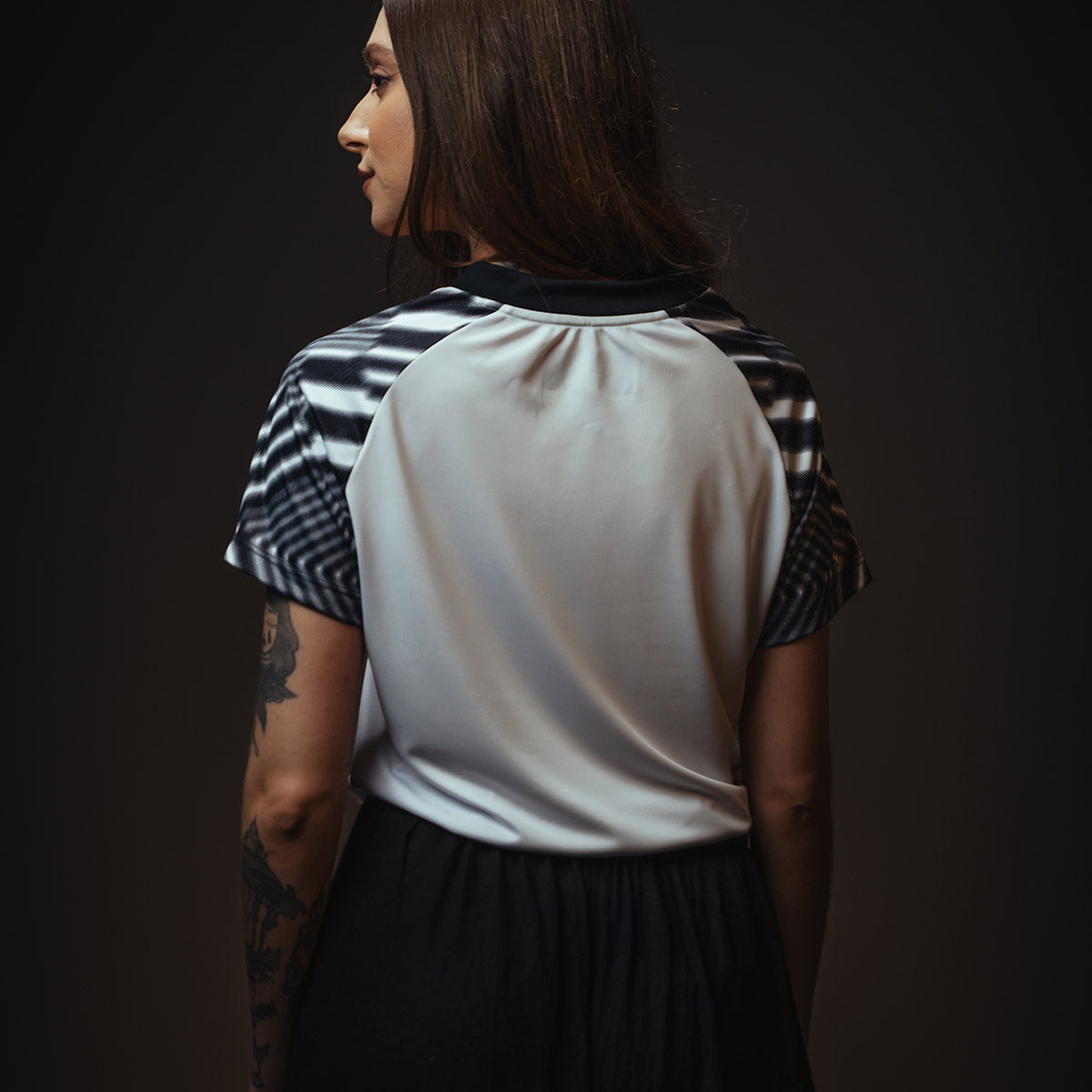 Corinthians Retro SCCP Lines White Woman's T-Shirt