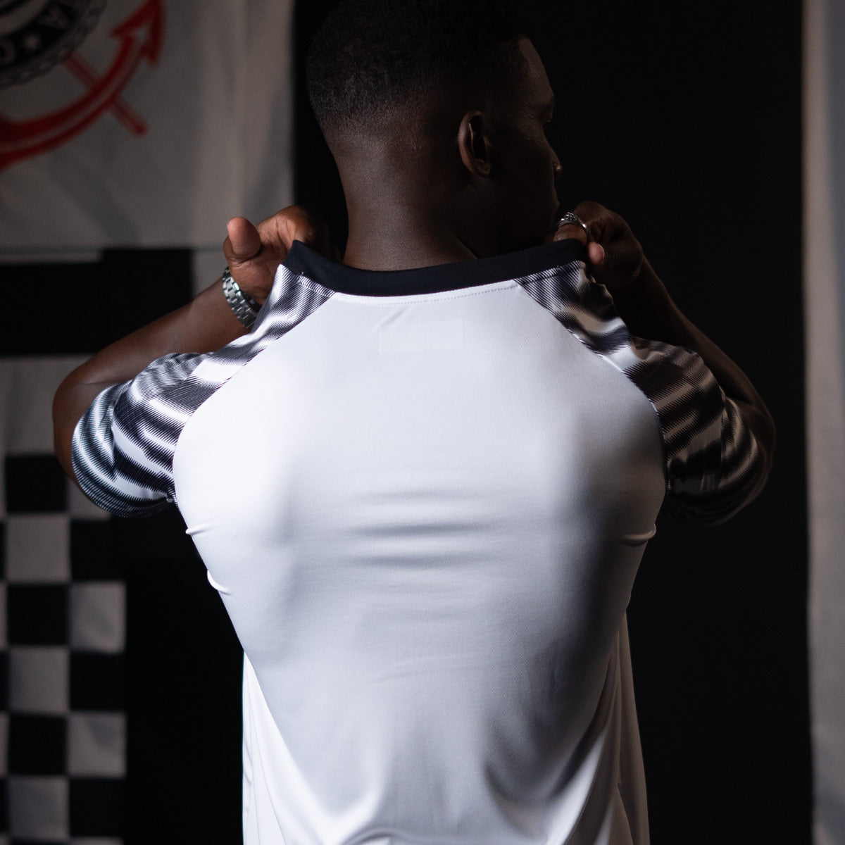 Corinthians Retro SCCP Lines White Men's T-Shirt