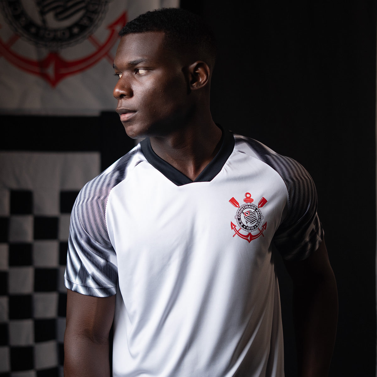 Corinthians Retro SCCP Lines White Men's T-Shirt