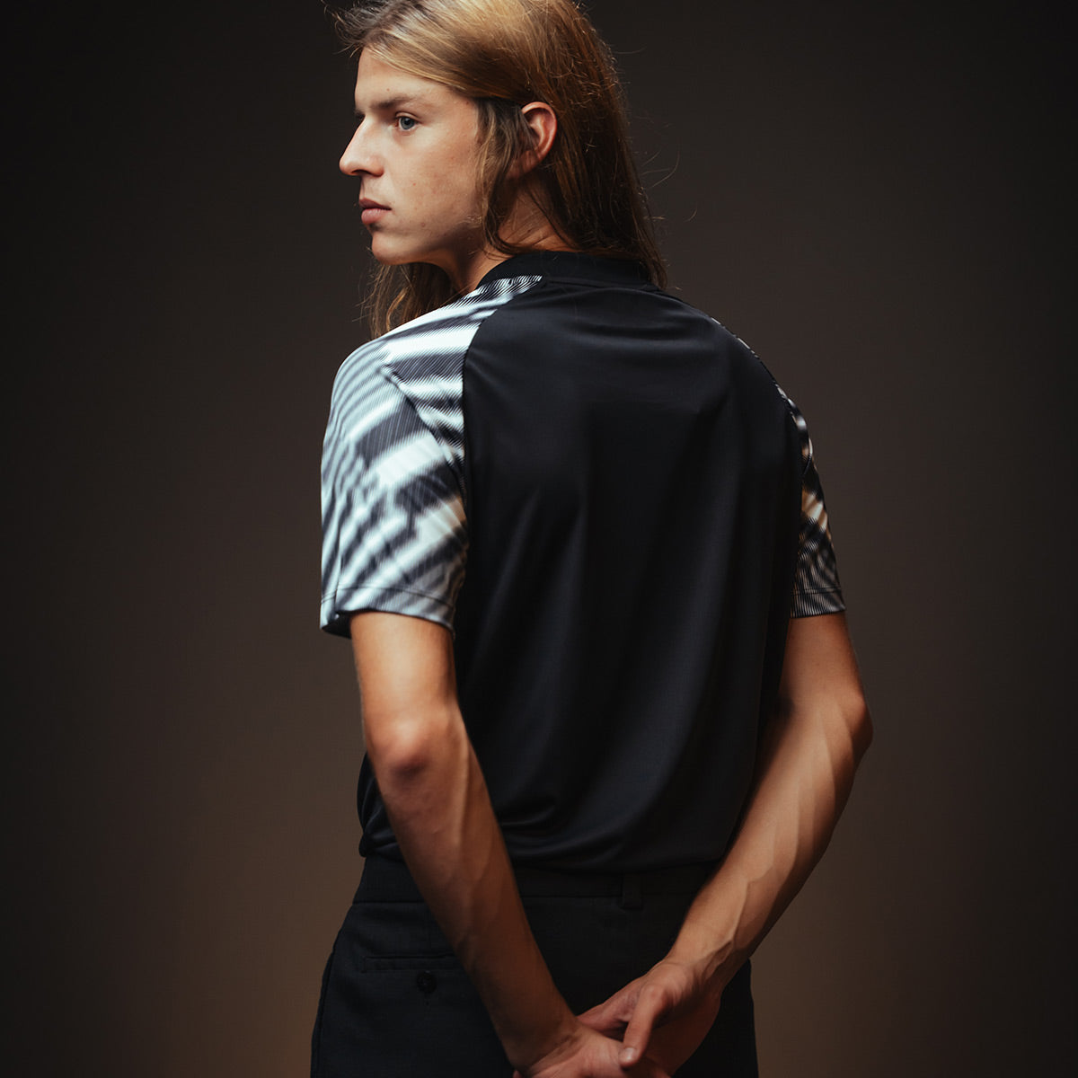 Corinthians Retro SCCP Lines Black Men's T-Shirt