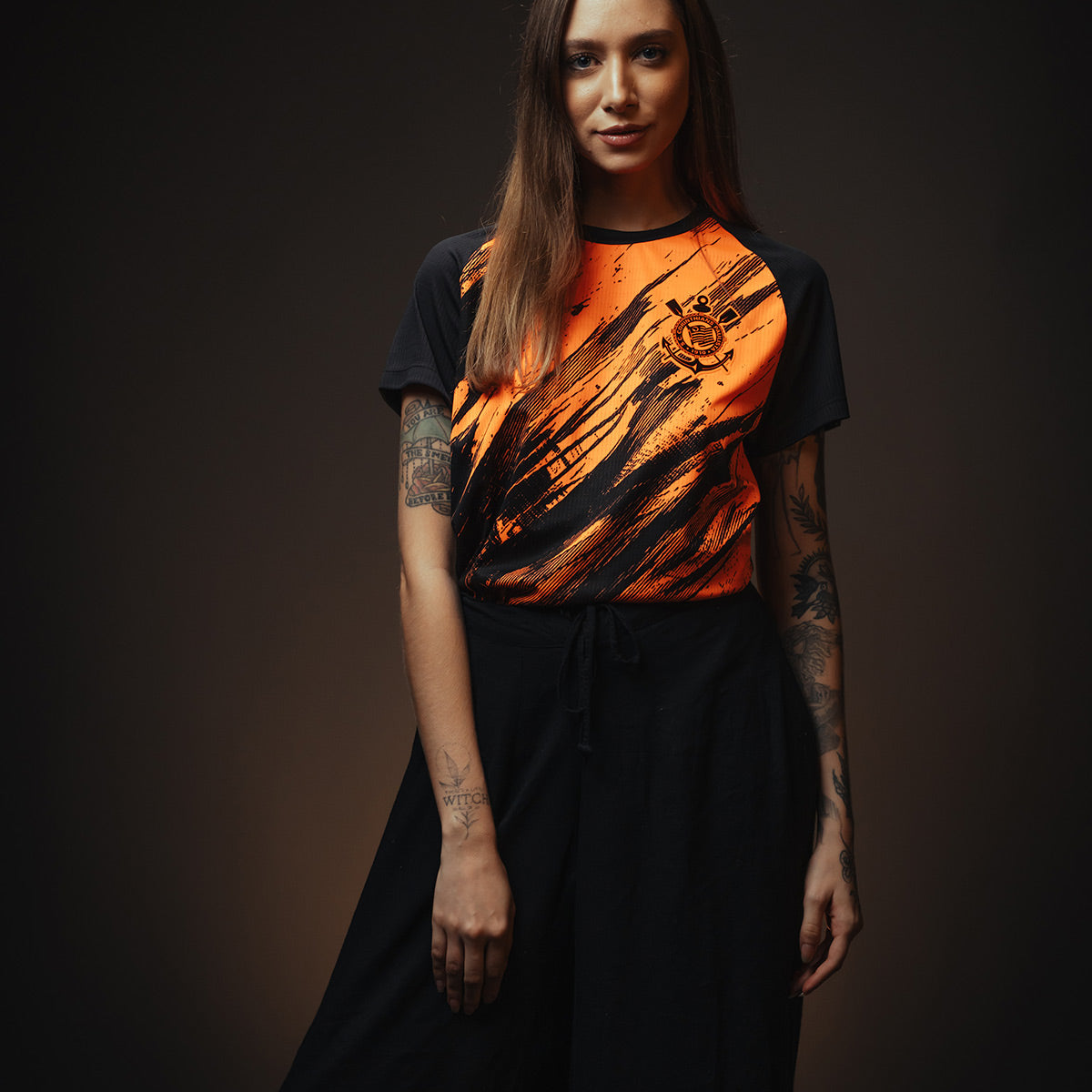 Corinthians Retro SCCP Orange Woman's T-Shirt